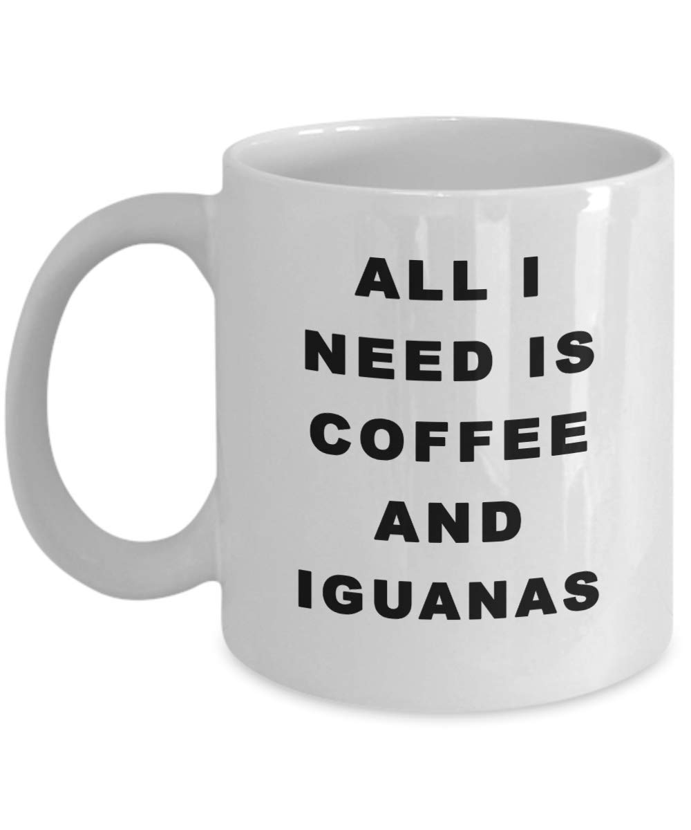 Funny Iguana Coffee Mug - Novelty Reptile Themed Coffee Cup for Women & Men - Perfect Office Gift for Coworkers & Coffee Lovers - Great for Home, Office or Gifts