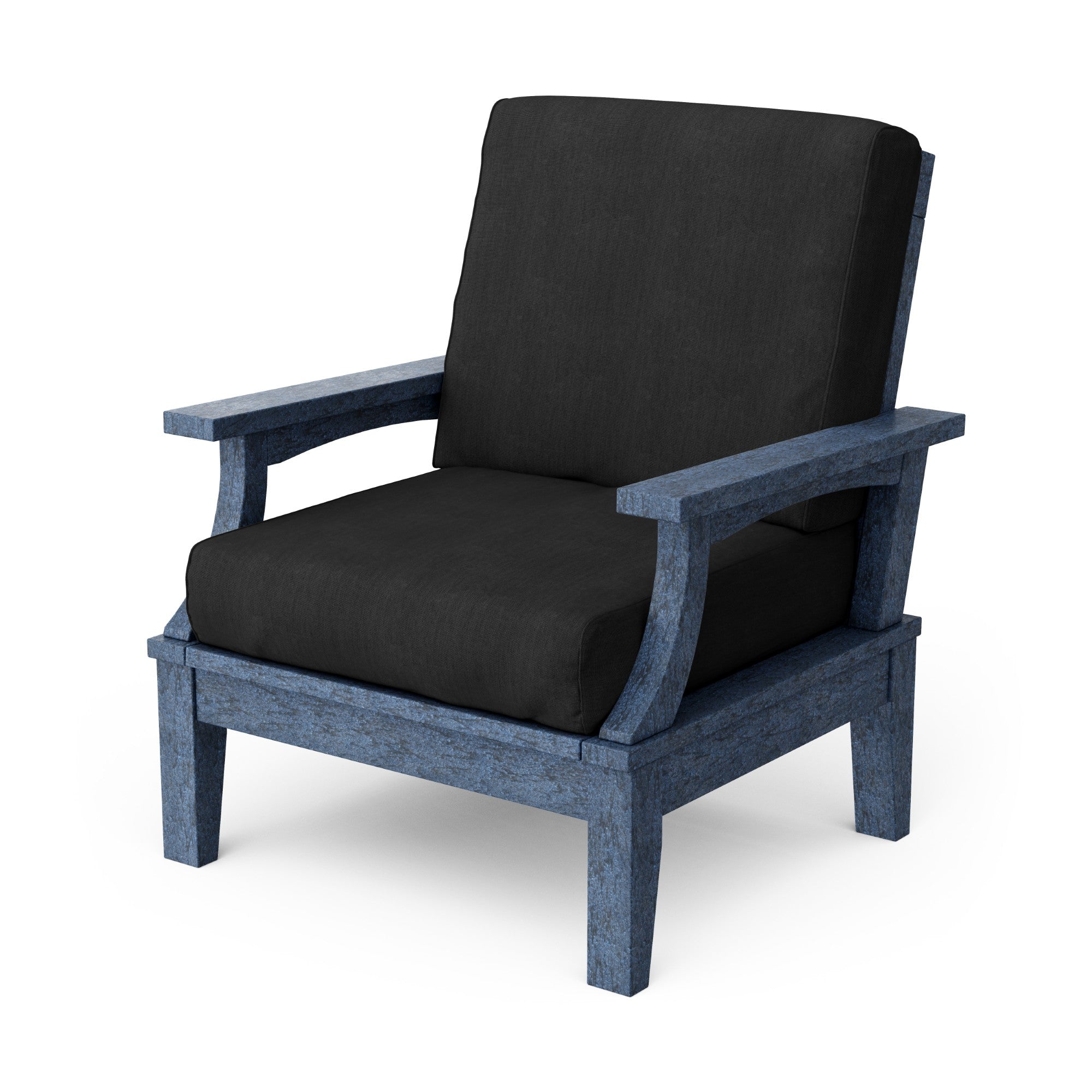 Heritage Deep Seating Patio Chair with Weather-Resistant Cushions - Outdoor Lounge Furniture for Garden, Poolside & Backyard Relaxation