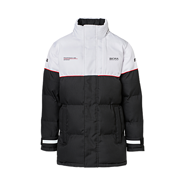 Porsche Quilted Winter Jacket for Men & Women - Motorsport Inspired Warm Puffer Coat for Cold Weather, Snow Sports & Outdoor Activities