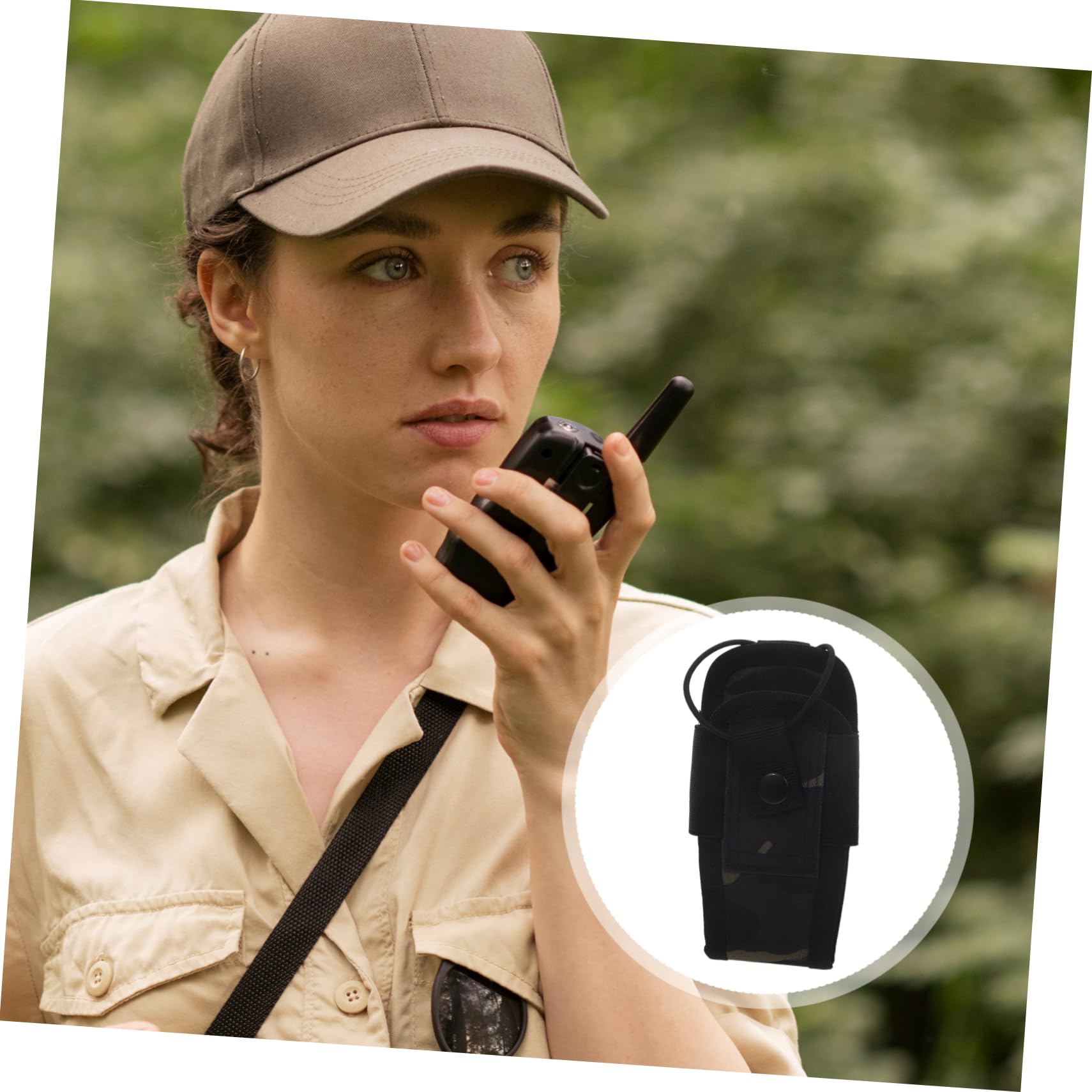 PHENOFICE Multi-Function Waist Bag for Camping - Waterproof Cell Phone Holder & Radio Pouch - Perfect for Hiking, Outdoor Adventures & Travel Accessories