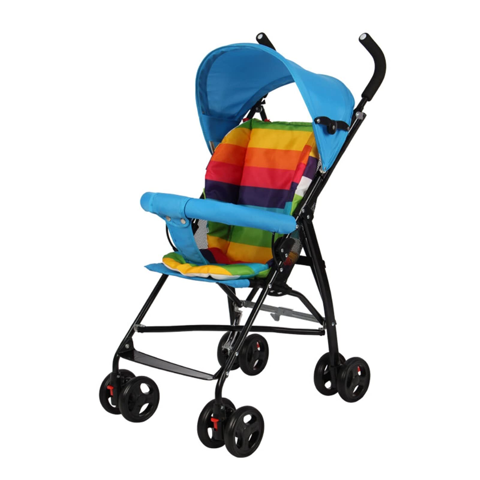 FEANG Lightweight Folding Travel Stroller for Kids & Infants - Compact Pushchair with Pop-Out Sun Visor | Perfect for Air Travel, Shopping & Daily Walks (Color: A)