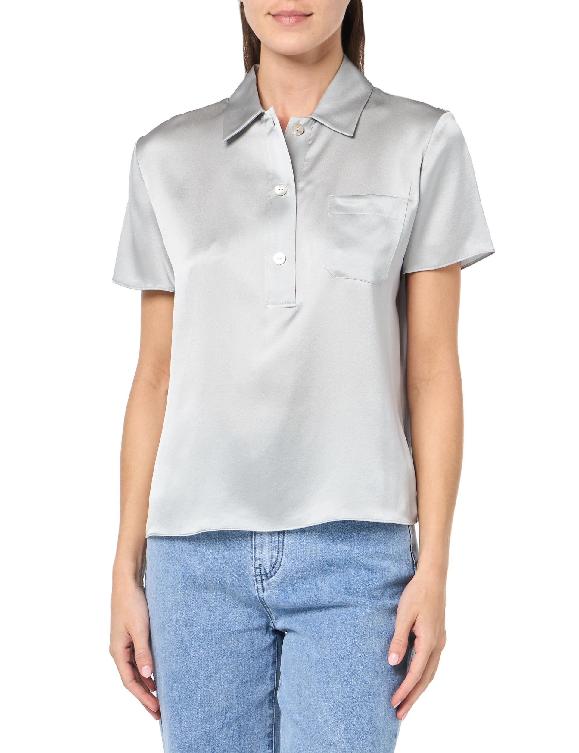 Vince Women's Casual Polo Shirt - Soft Cotton Short Sleeve Top for Work & Weekend Wear | Perfect for Office, Golf & Summer Outfits