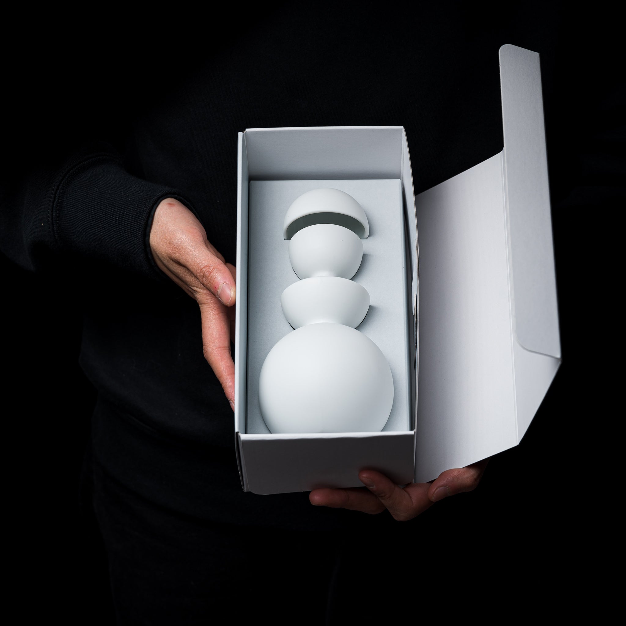 Snowman Sake Set - Elegant Matt Glaze Ceramic Japanese Drinking Set for Winter Entertaining & Holiday Gifts