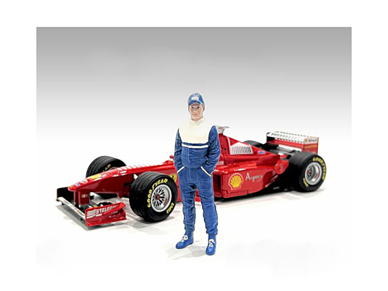 Vintage 90s Racing Legends 1/18 Scale Diecast Model Car Figure A by American Diorama - Perfect for Collectors & Car Enthusiasts Display