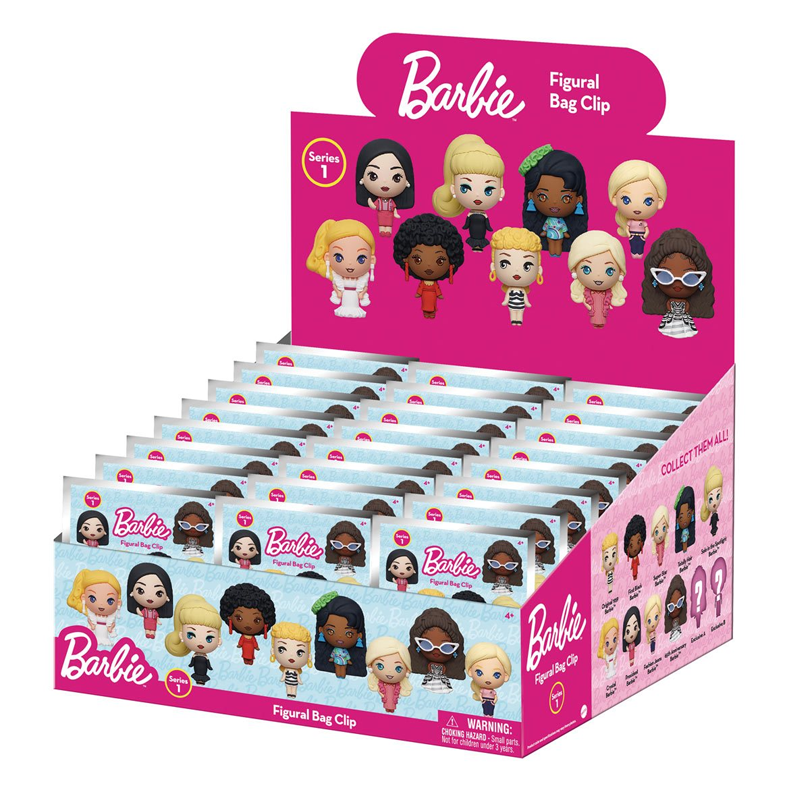 Barbie Series 1 Blind Bag Mystery Figurine & Bag Clip - Collectible Fashion Doll Accessories for Kids, Perfect for Birthday Gifts & Playtime Fun