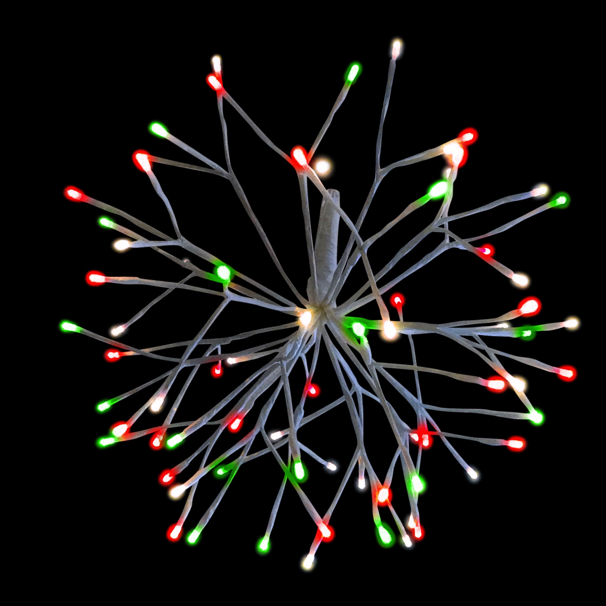 16 Twinkling LED Starburst Clusters - Decorative Fairy Lights for Bedroom, Wedding, Party & Outdoor Decor - Warm White Battery Operated String Lights