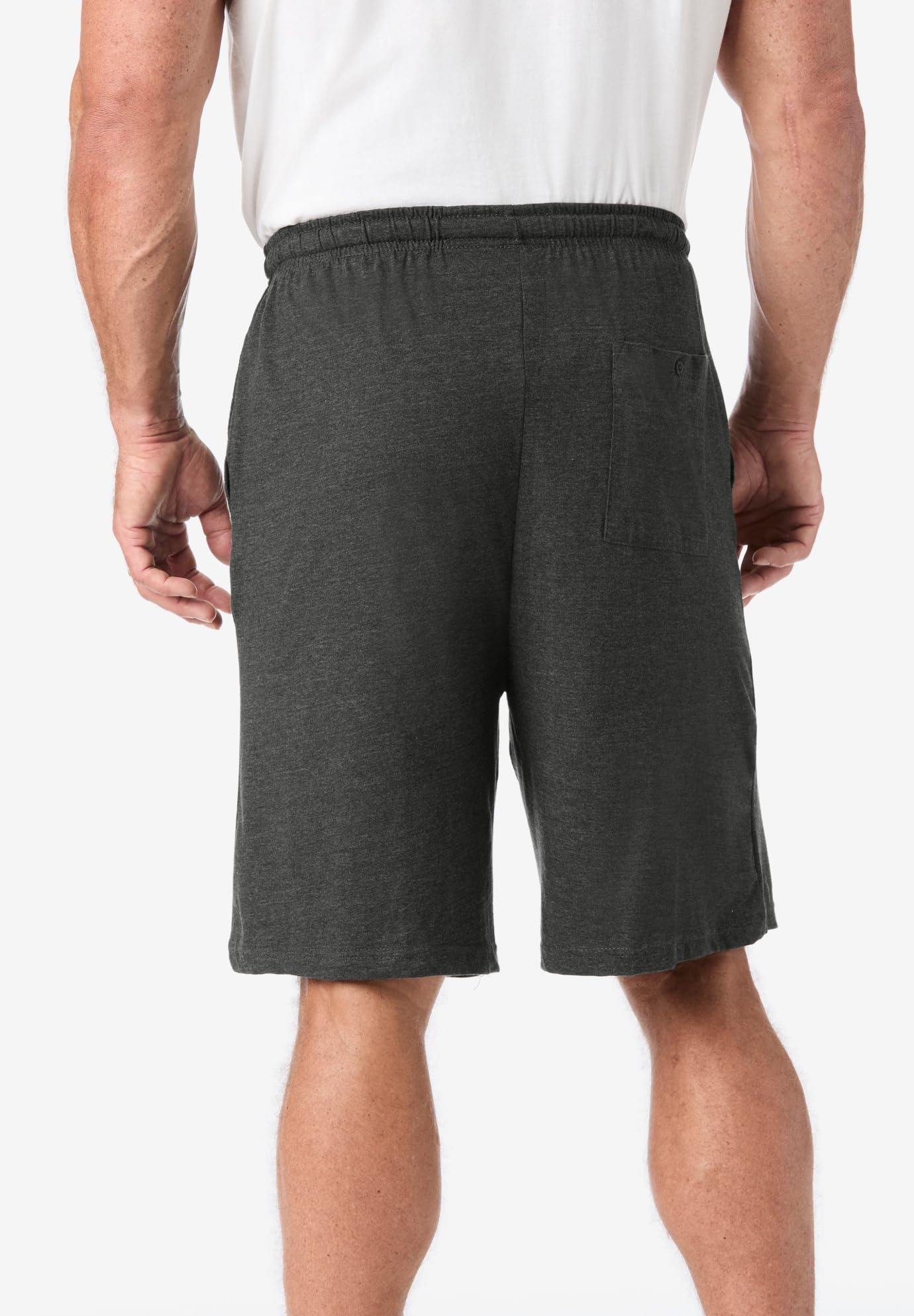 King Size Men's Big & Tall Lightweight Jersey Pajama Shorts - Soft & Breathable Sleepwear for Summer Nights, Lounge Wear & Relaxing at Home
