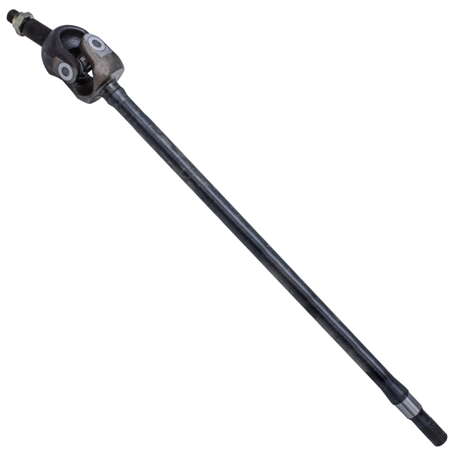 Detroit Axle - Front CV Axles & Wheel Bearing Hubs Replacement Kit for 2007-2010 Jeep Wrangler JK (2 CV Axles + 2 Wheel Hubs) - Compatible with 2008 2009 Models [4-Wheel ABS] - Off-Road & Daily Driving Upgrade