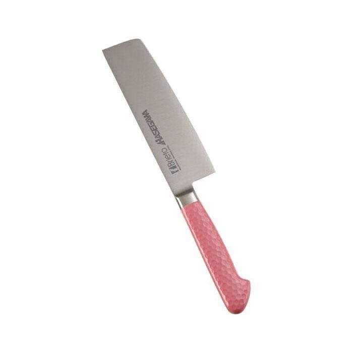 Premium Hasegawa Stainless Steel Nakiri Knife - Japanese Vegetable Knife with Antibacterial Coating | Professional Chef Knife for Chopping, Slicing Vegetables & Herbs | Ideal for Home Kitchen & Restaurant Use