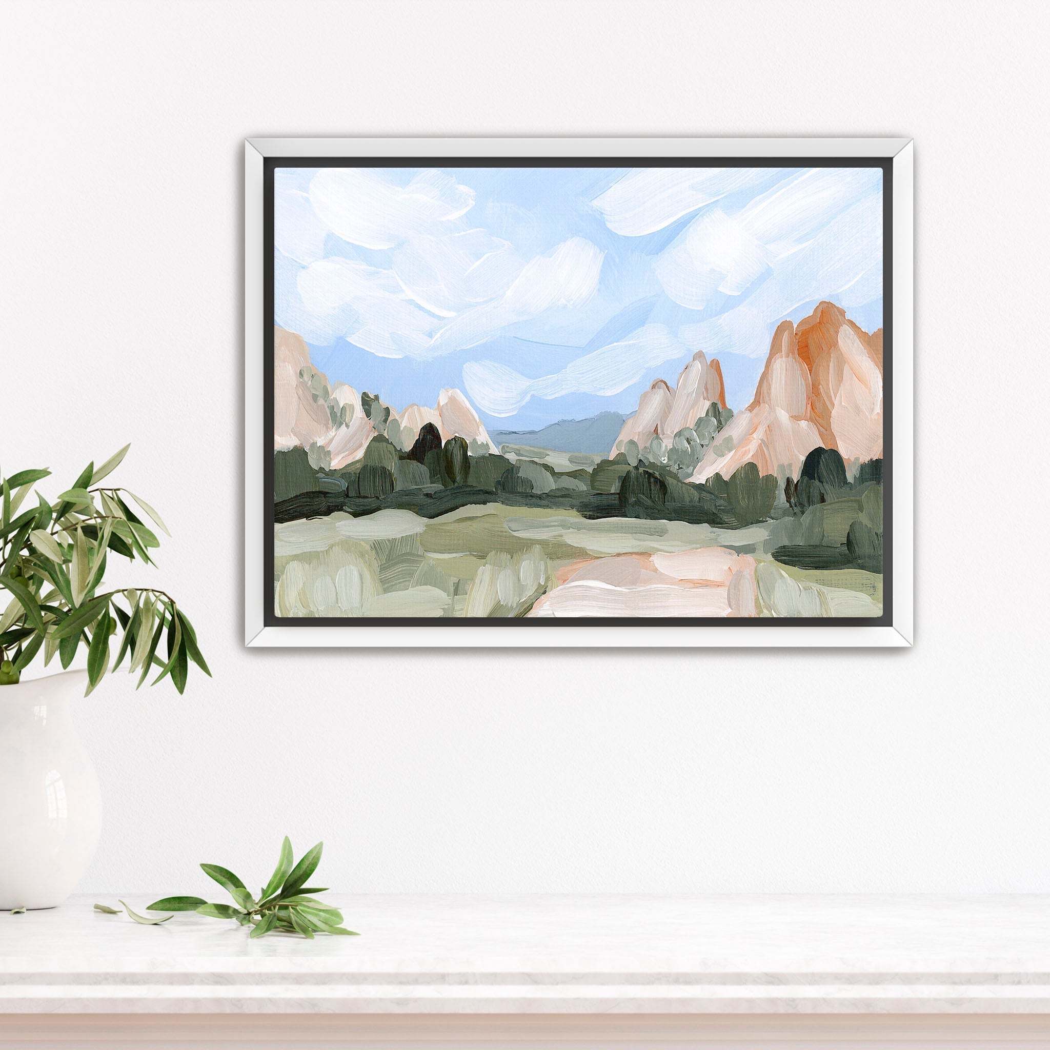 Red Rocks Art Print - Stunning Landscape Wall Decor for Home, Office & Gifts | Perfect for Living Room, Bedroom & Interior Design