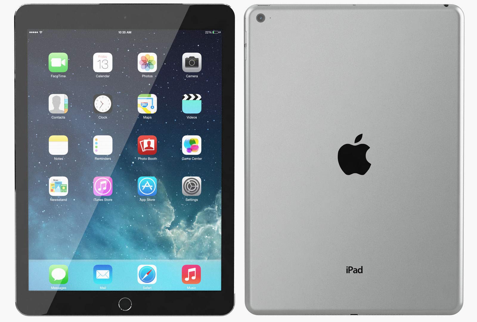 Refurbished Apple iPad Air 16GB Wi-Fi Silver MGLW2LL/A - Certified Renewed Tablet for Work, School & Entertainment