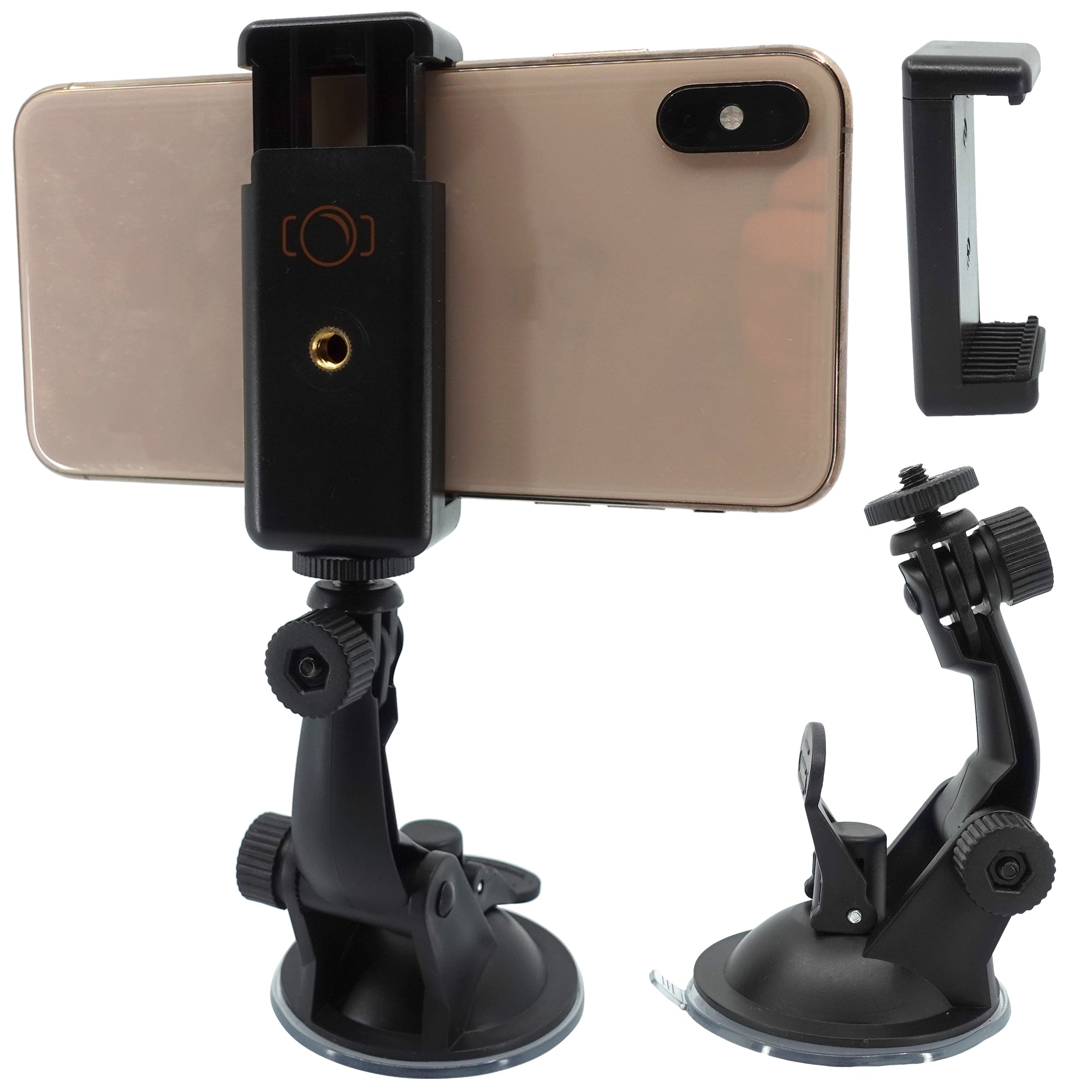 iOgrapher Suction Cup Mount for Smartphones & Cameras - Secure Hands-Free Video Recording for Vlogging, Live Streaming & Action Shots