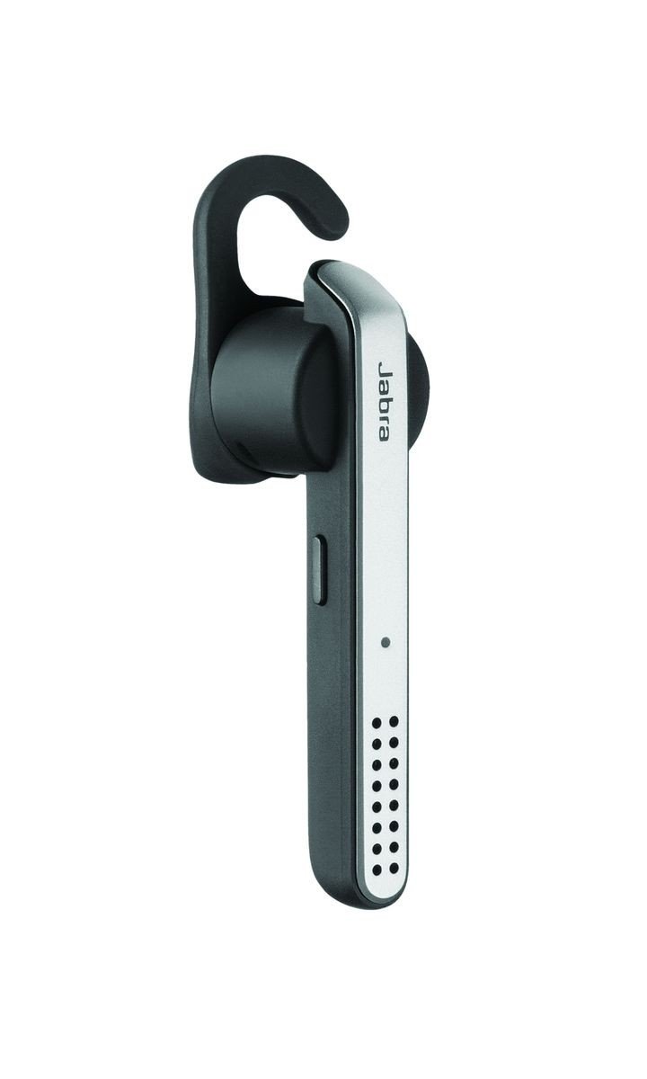 Jabra Stealth UC MS Bluetooth Mono Headset for PC & Mobile - Noise Cancelling Headset with German Voice Control | Music Streaming & GPS | Skype for Business Certified (Anthracite/Silver) - Perfect for Remote Work, Online Meetings & Hands-Free Calling