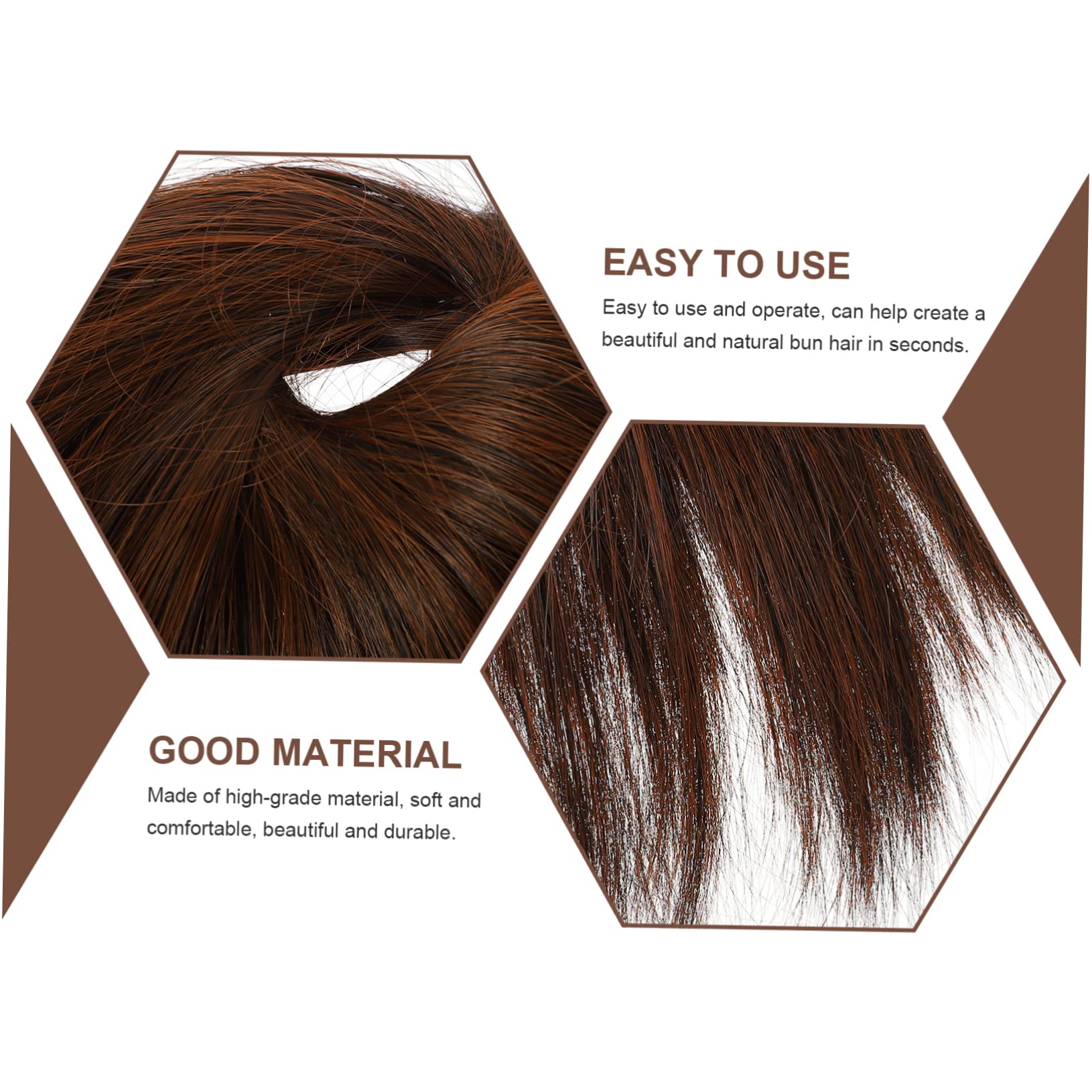 Minkissy Women's Hair Band Chignon Hair Extension - Natural Looking Hairpiece for Office, Wedding & Photo Shoot | Perfect for Everyday Wear, Special Occasions & Professional Styling