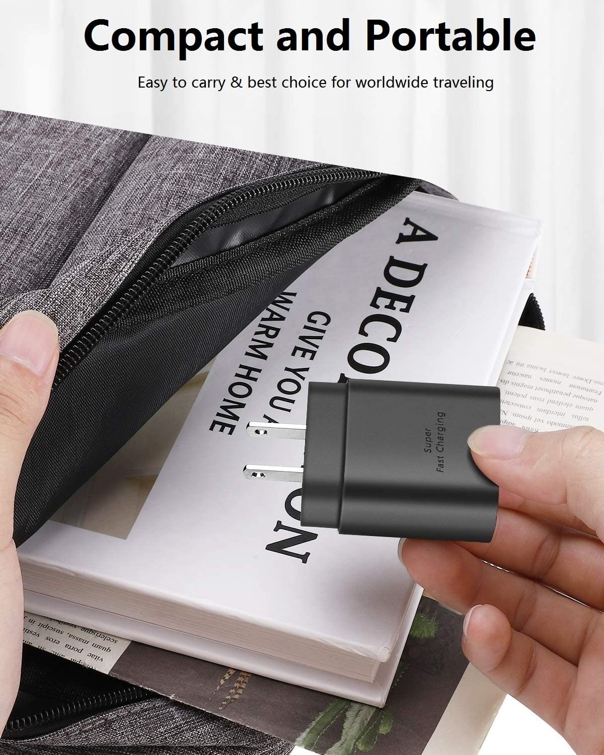 3-Pack 20W USB-C Fast Wall Charger with 10FT Long Cable - Compatible with iPhone 16/16 Plus/16 Pro/16 Pro Max/15 Series - Fast Charging for Home, Office & Travel