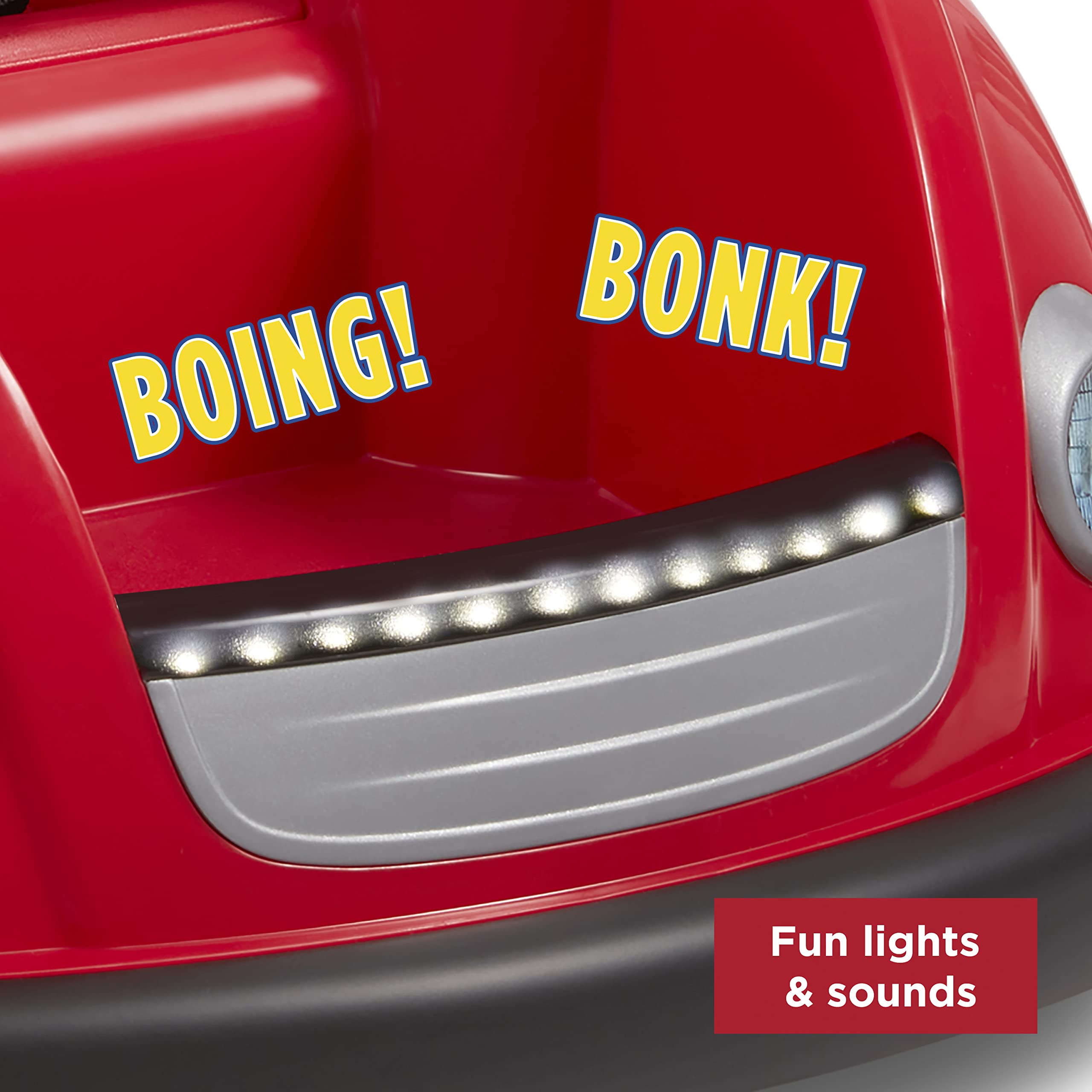 Radio Flyer 6V Battery Powered Bumper Car - Electric Ride On Toy with Parent Remote Control for Toddlers Ages 1.5-3 Years | Indoor & Outdoor Play, Birthday Gift, Backyard Fun