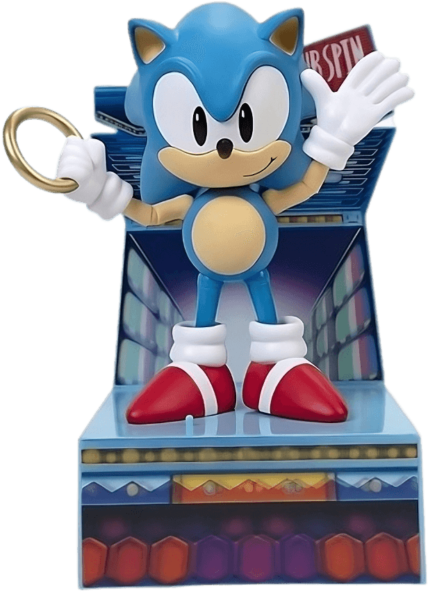 Jakks Pacific Sonic the Hedgehog 6-Inch Action Figure - Ultimate Classic Sonic Collectible Toy for Kids & Fans - Perfect for Display, Play & Gift Giving