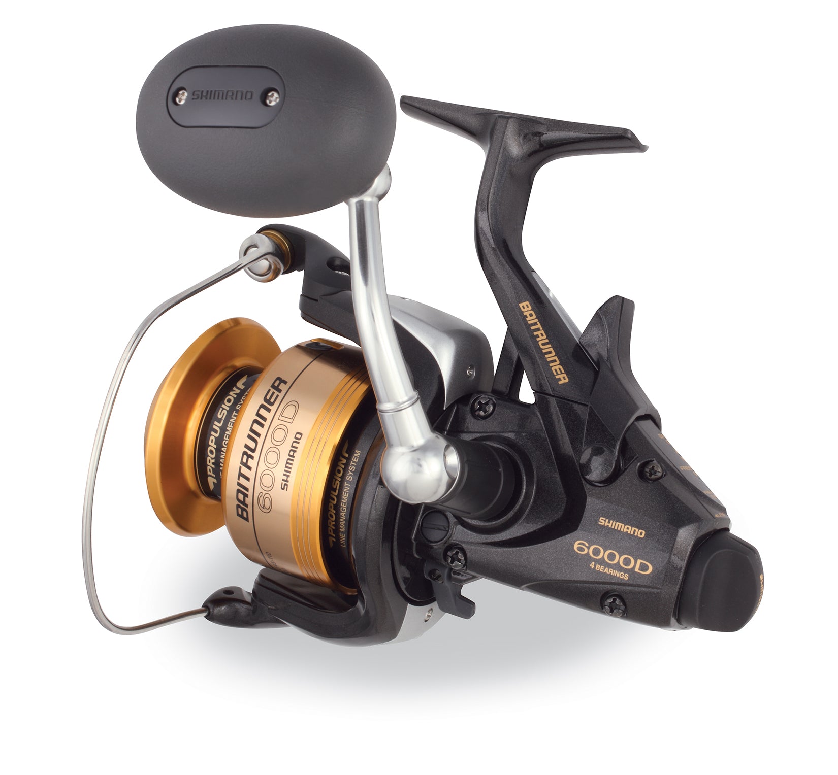Shimano Baitrunner 6000D Spinning Fishing Reel - Saltwater & Freshwater Use, Smooth Drag System, High Capacity Spool - Perfect for Surf Fishing, Pier Casting & Big Game Angling