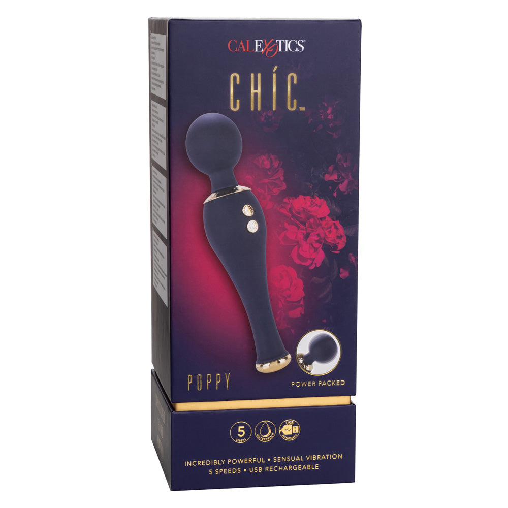 Premium Poppy High-Powered Wand Vibrator for Women - Powerful & Rechargeable Personal Massager - Perfect for Relaxation, Intimate Pleasure & Stress Relief