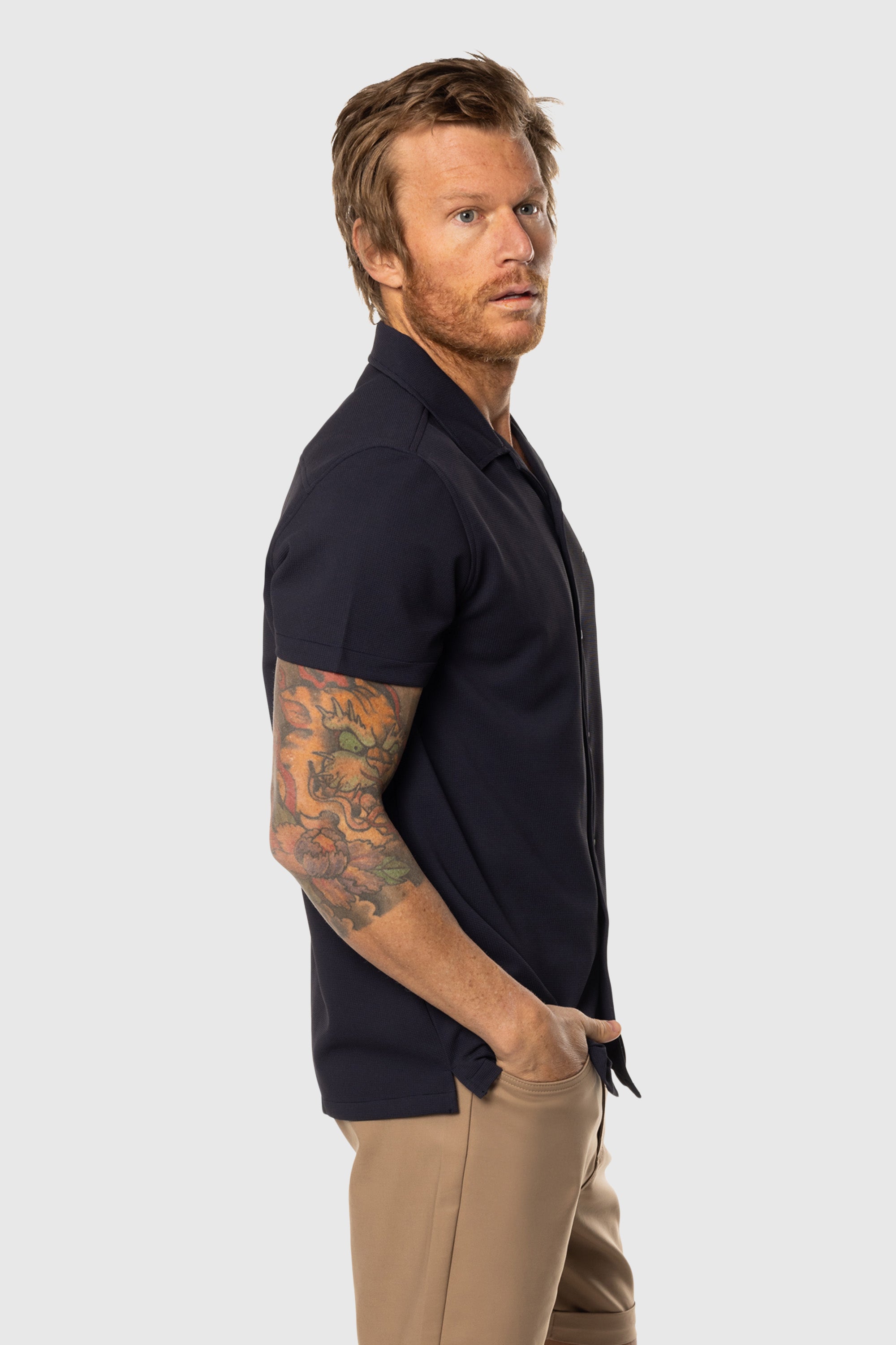Stylish Beach Club Button Up Shirt for Men - Casual Summer Wear for Vacations, Parties & Outdoor Activities