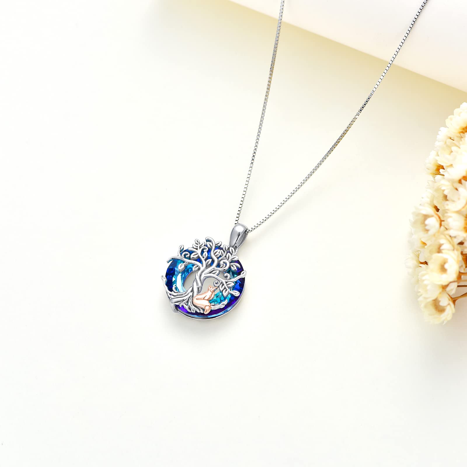 925 Sterling Silver Animal Pendant Necklace for Women & Men - Owl, Highland Cow, Squirrel, Fox, Otter, Bunny, Dog - Unique Birthday & Christmas Jewelry Gift for Animal Lovers | Perfect for Casual Wear, Date Nights & Special Occasions