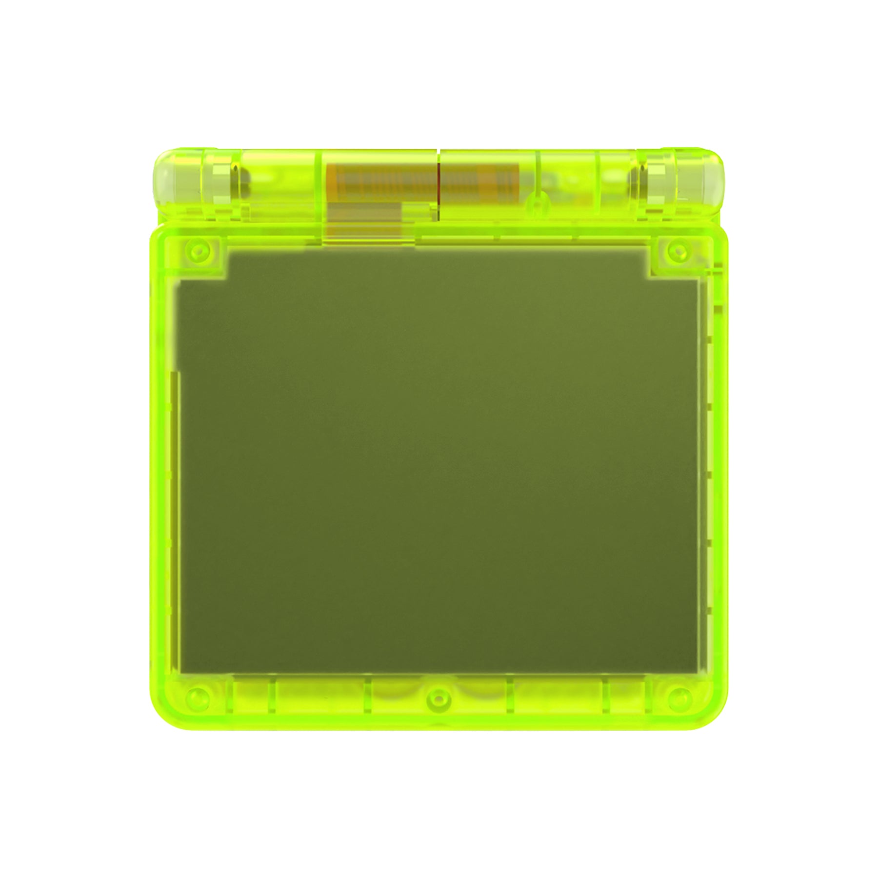 eXtremeRate IPS Ready Upgraded Replacement Shell with Buttons for Gameboy Advance SP GBA SP - Full Set Compatible with IPS & Standard LCD Screens - Clear Lime Green - Perfect for Gaming Enthusiasts & Retro Console Collectors