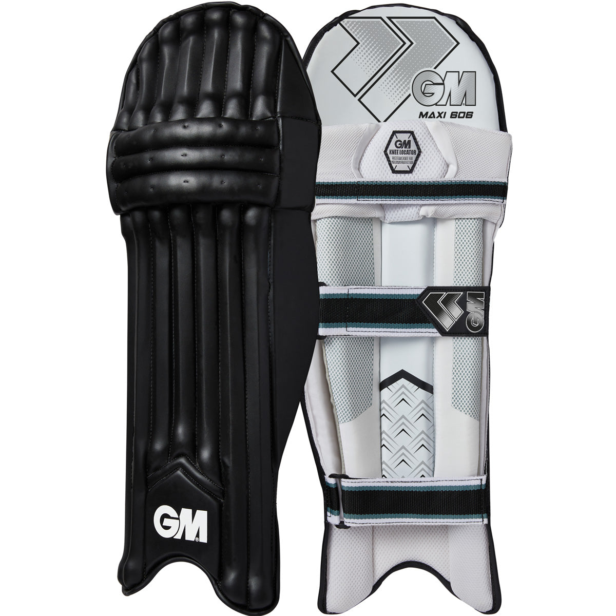 Gunn & Moore Maxi 606 Cricket Batting Pads (2025) - Premium Cricket Leg Guards for Adult Players - Perfect for Practice & Match Play