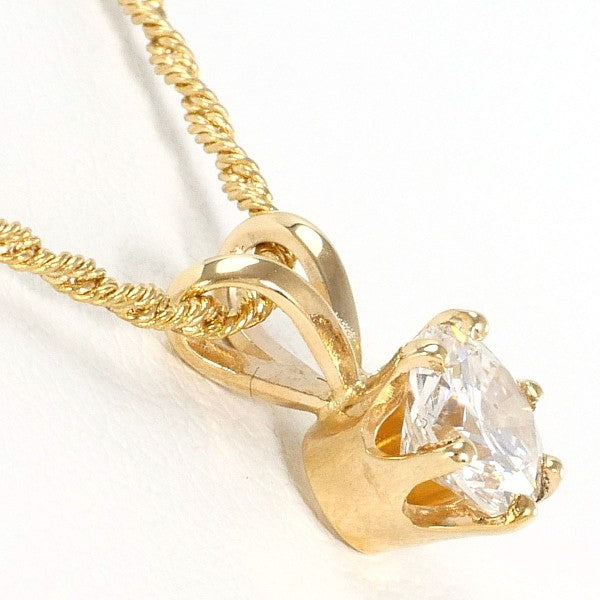 14K Yellow Gold Diamond Pendant Necklace - 0.5ct SI2 Certified for Women, Elegant Gift for Anniversary, Valentine's Day & Special Occasions