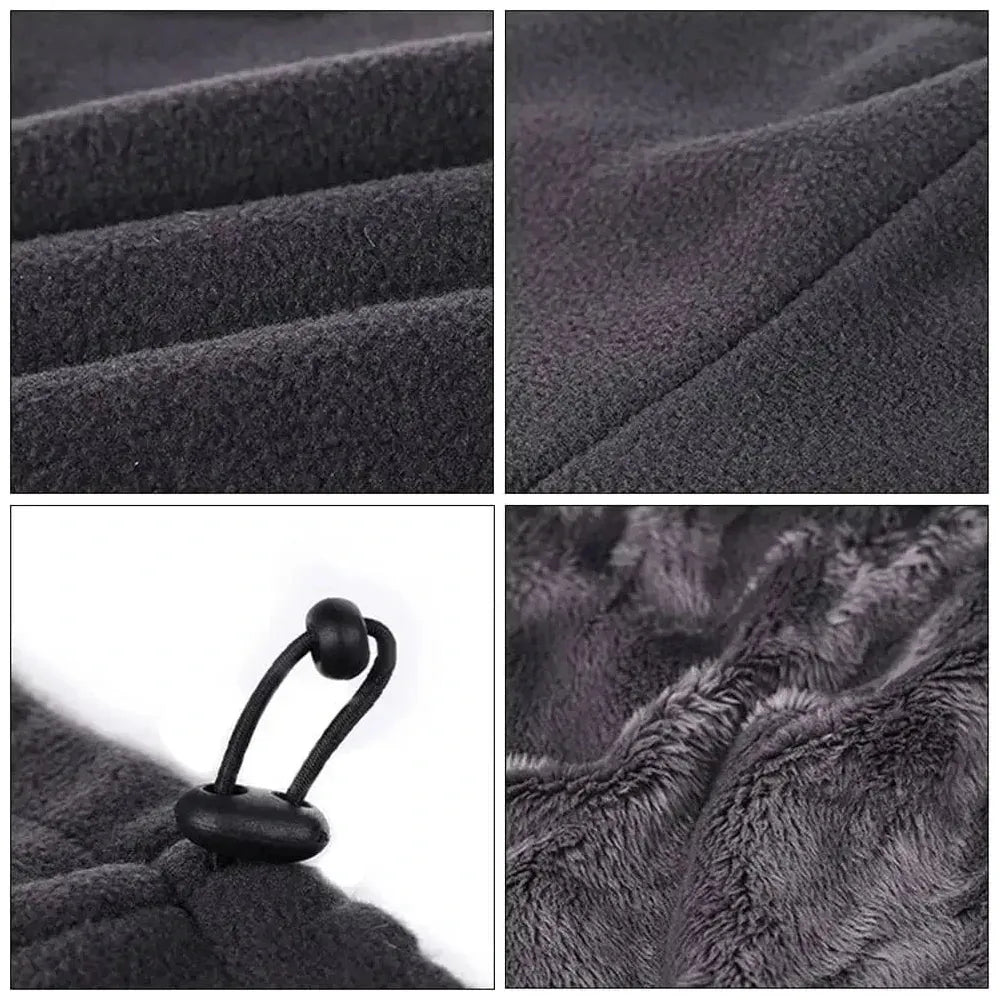 Winter Warm Ski Mask for Men - Fleece Neck Warmer & Windproof Scarf - Balaclava for Camping, Hiking, Fishing & Cycling - Cold Weather Face Protection