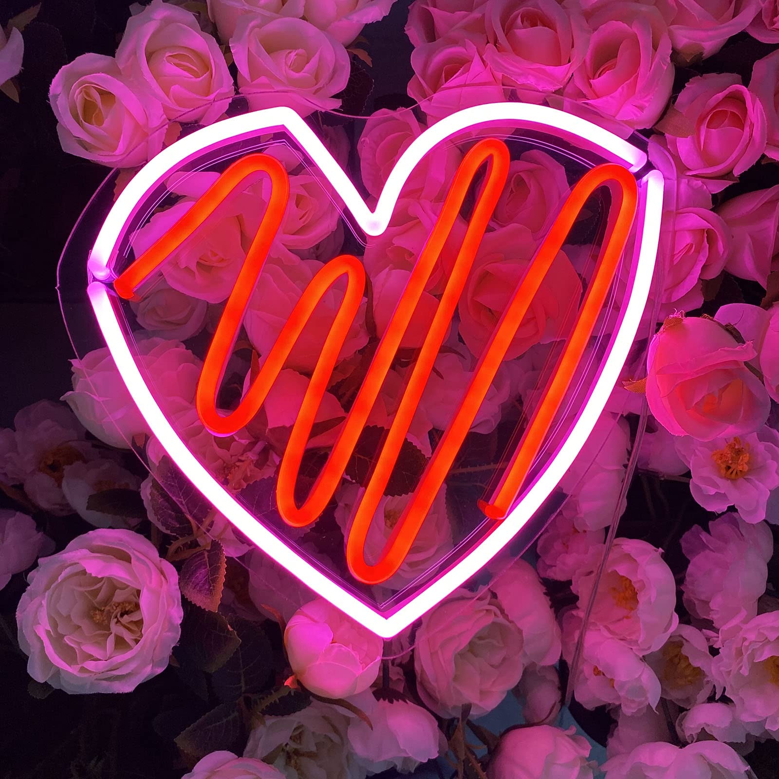 Custom LED Neon Sign - Personalized Wall Decor for Home, Bedroom, Office - Indoor/Outdoor Neon Light Sign - Perfect for Parties, Birthdays & Gifts (50