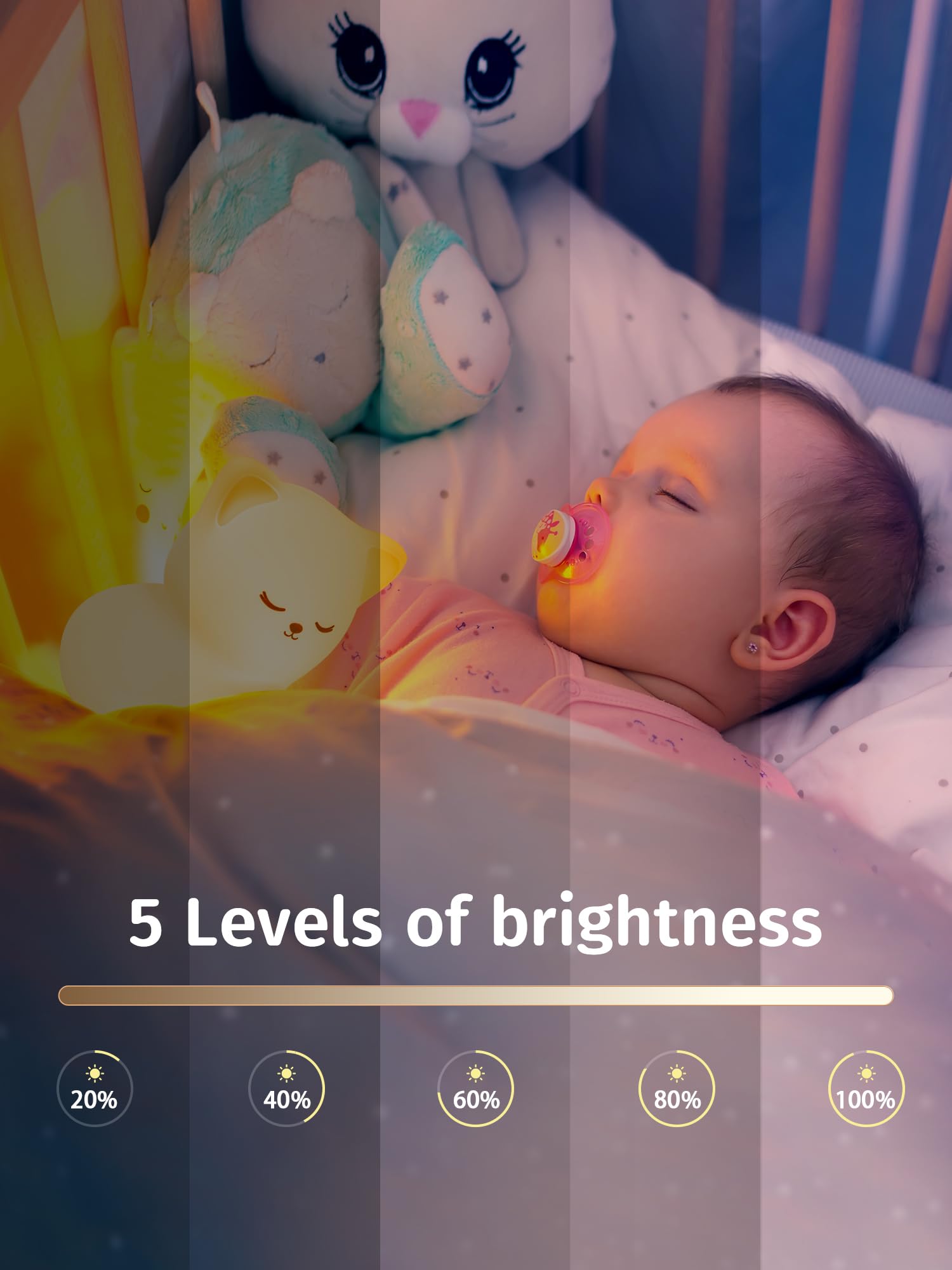 16 Colors Dimmable Cat Night Light for Kids - Rechargeable LED Nursery Lamp with Remote & Timer, Soft Silicone Baby Nightlight for Bedroom, Nursery, Kids Room - Perfect for Bedtime, Feeding, and Soothing Toddlers
