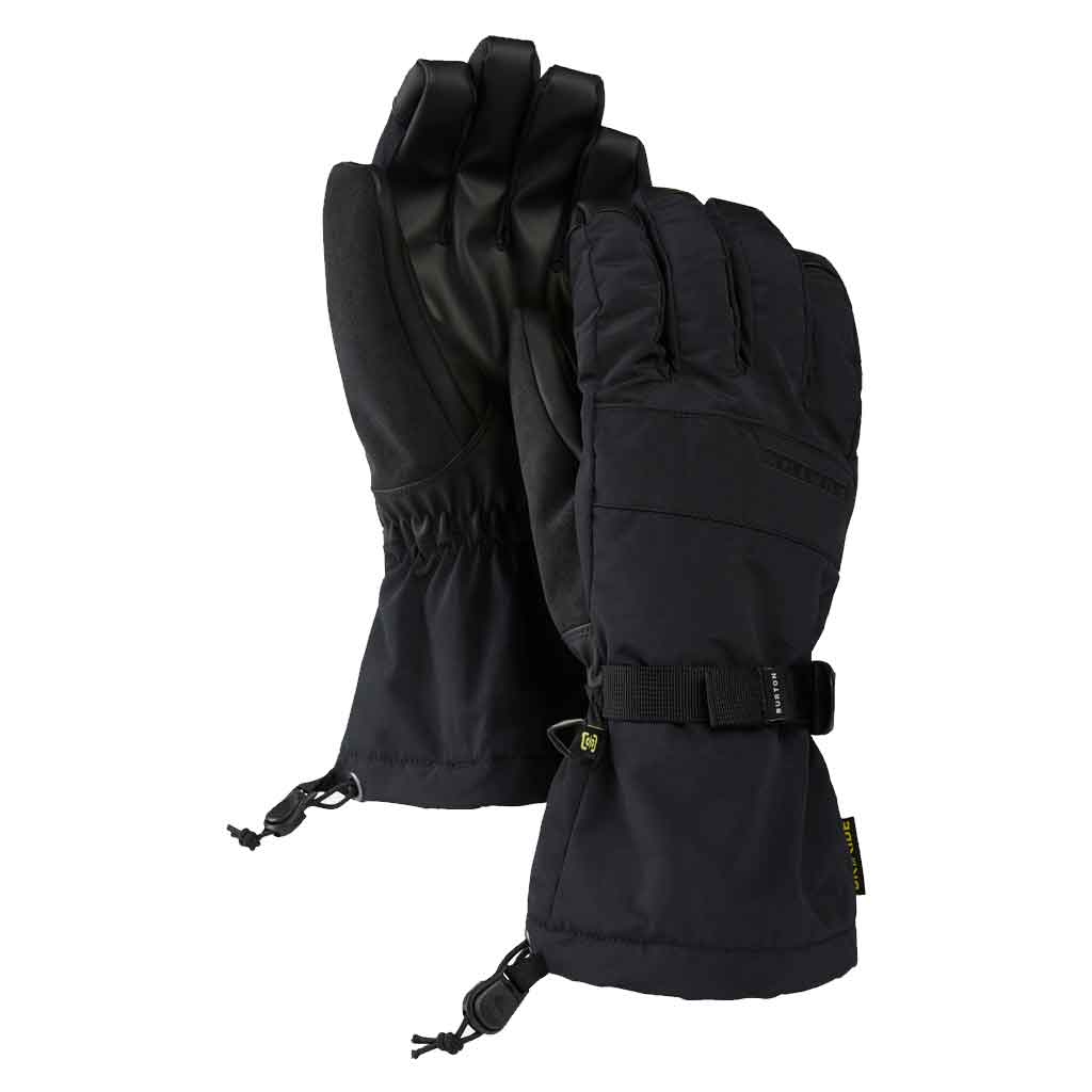Burton 24/25 Profile Gloves - Waterproof Snowboard Gloves for Men & Women - True Black - Warm Winter Gloves for Skiing, Snowboarding & Outdoor Activities
