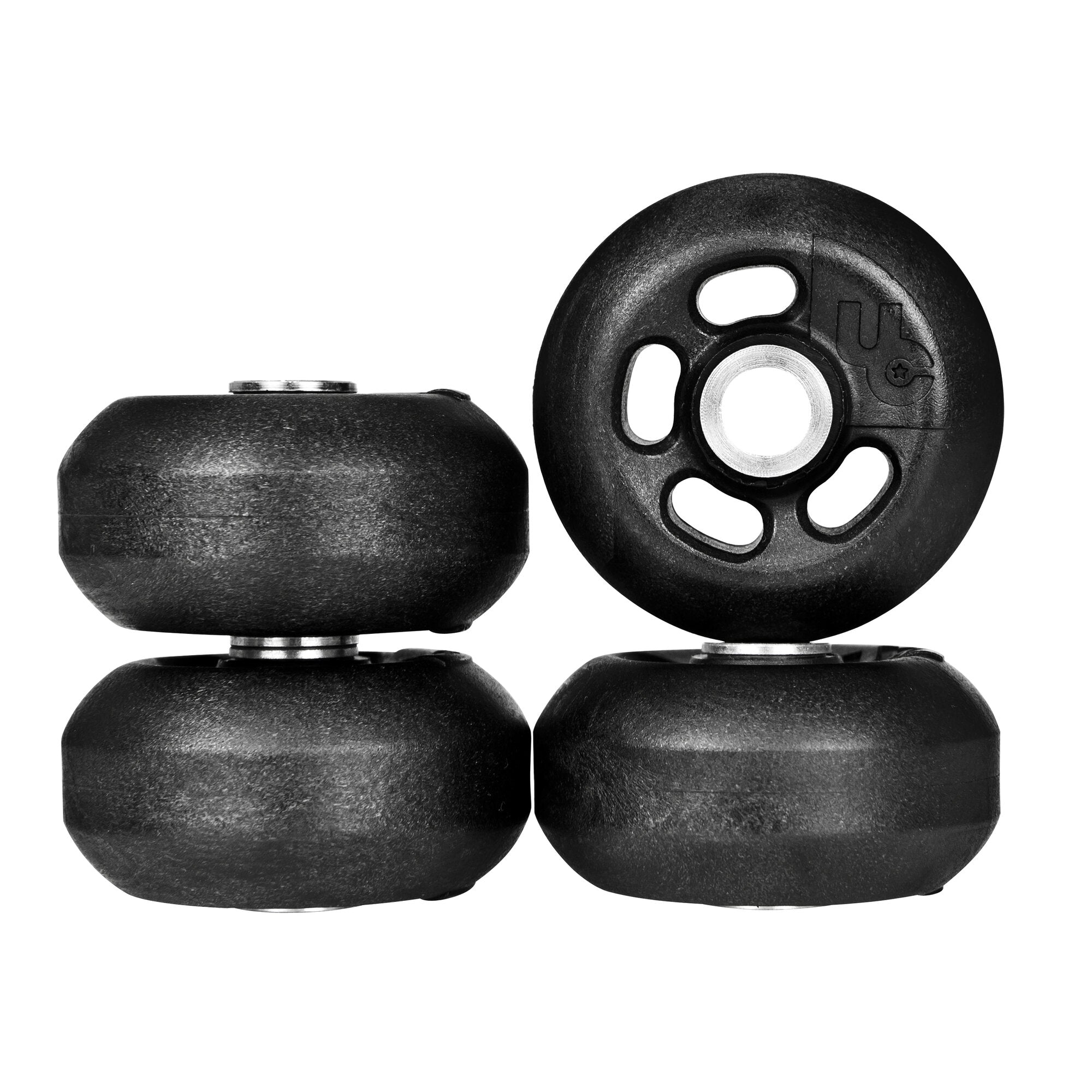 Grindrocks II 44 Black Skateboard Wheels - High Performance 44mm Wheels for Street & Park Skateboarding - Perfect for Tricks, Commuting & Smooth Rides