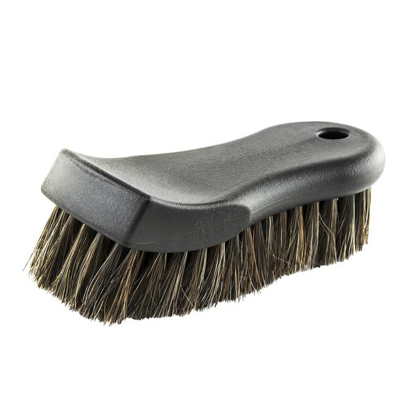 Premium Horse Hair Upholstery Brush - Soft Bristle Furniture Cleaning Brush for Sofa, Car Seats & Fabric Care - Gentle Dusting & Stain Removal Tool for Home & Auto Detailing