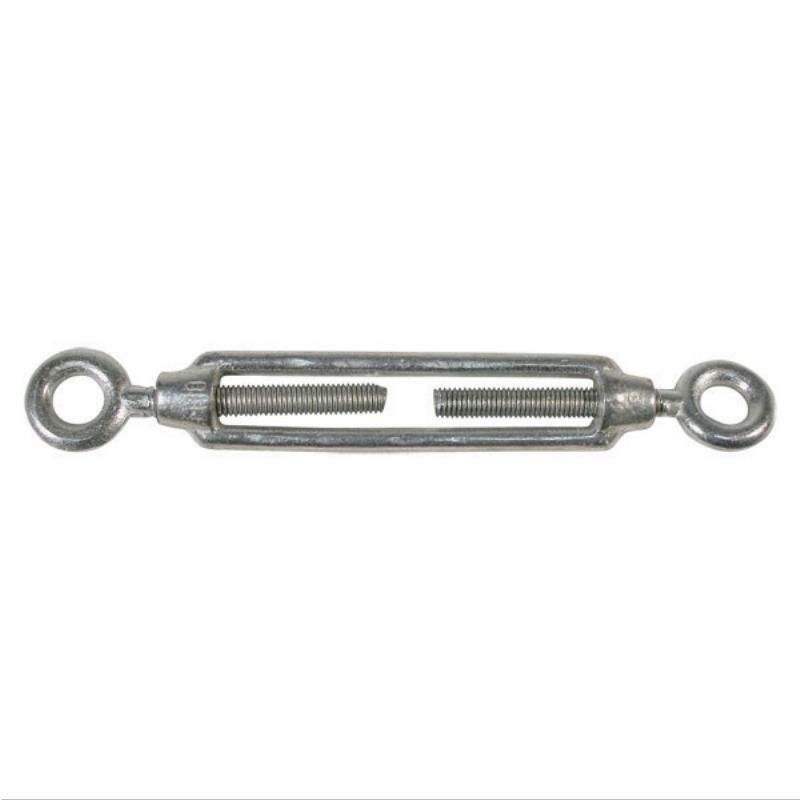 BLA Open Body Turnbuckles - Galvanized Eye and Eye for Heavy Duty Rigging, Marine, Construction & Industrial Applications