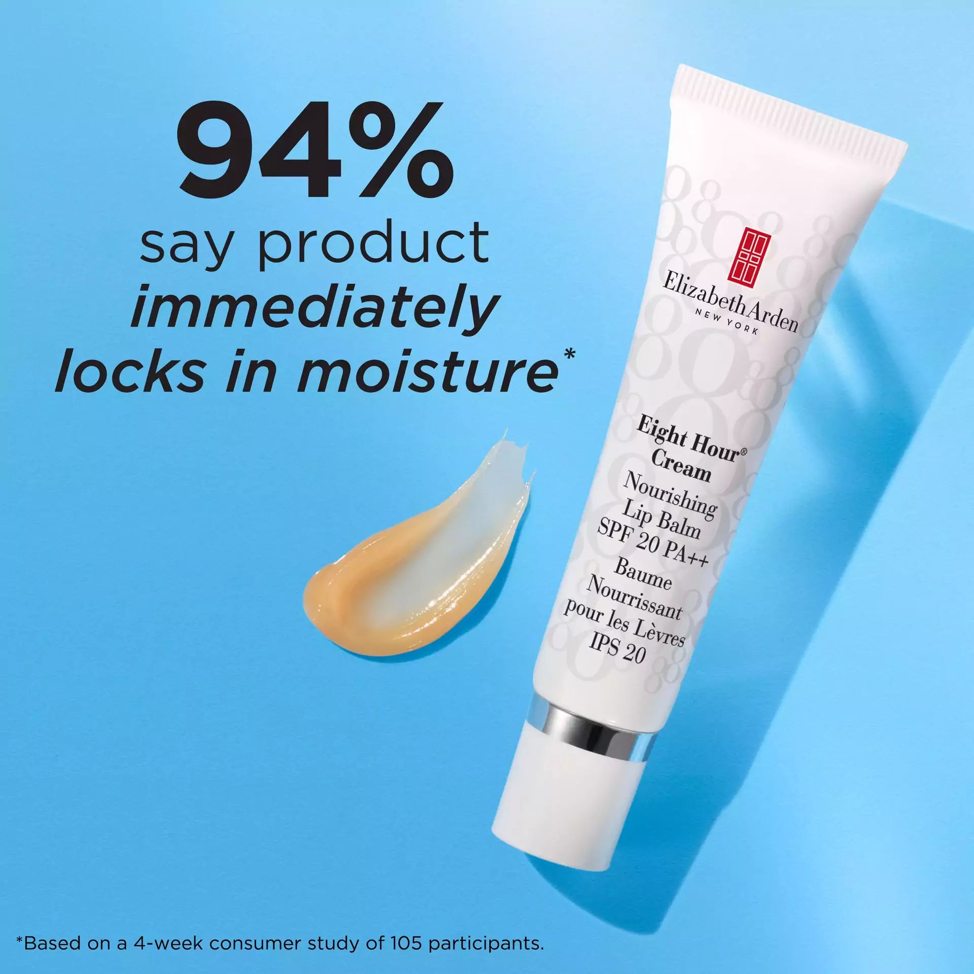 Eight Hour® Cream Nourishing Lip Balm SPF 20 - Hydrating & Protective Lip Care for Dry, Chapped Lips - Perfect for Outdoor Activities, Winter Protection & Daily Moisturizing