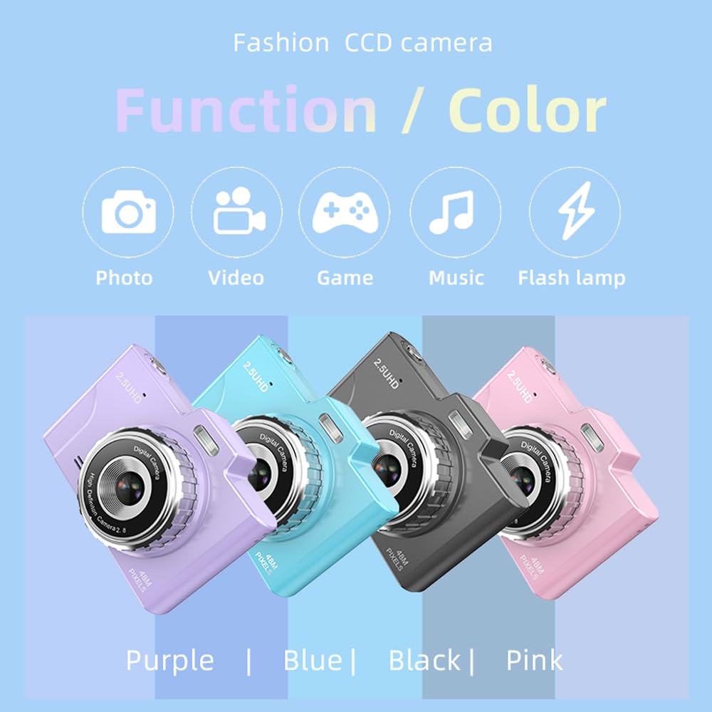 Andoer 1080P 48MP Digital Camera with 2.8