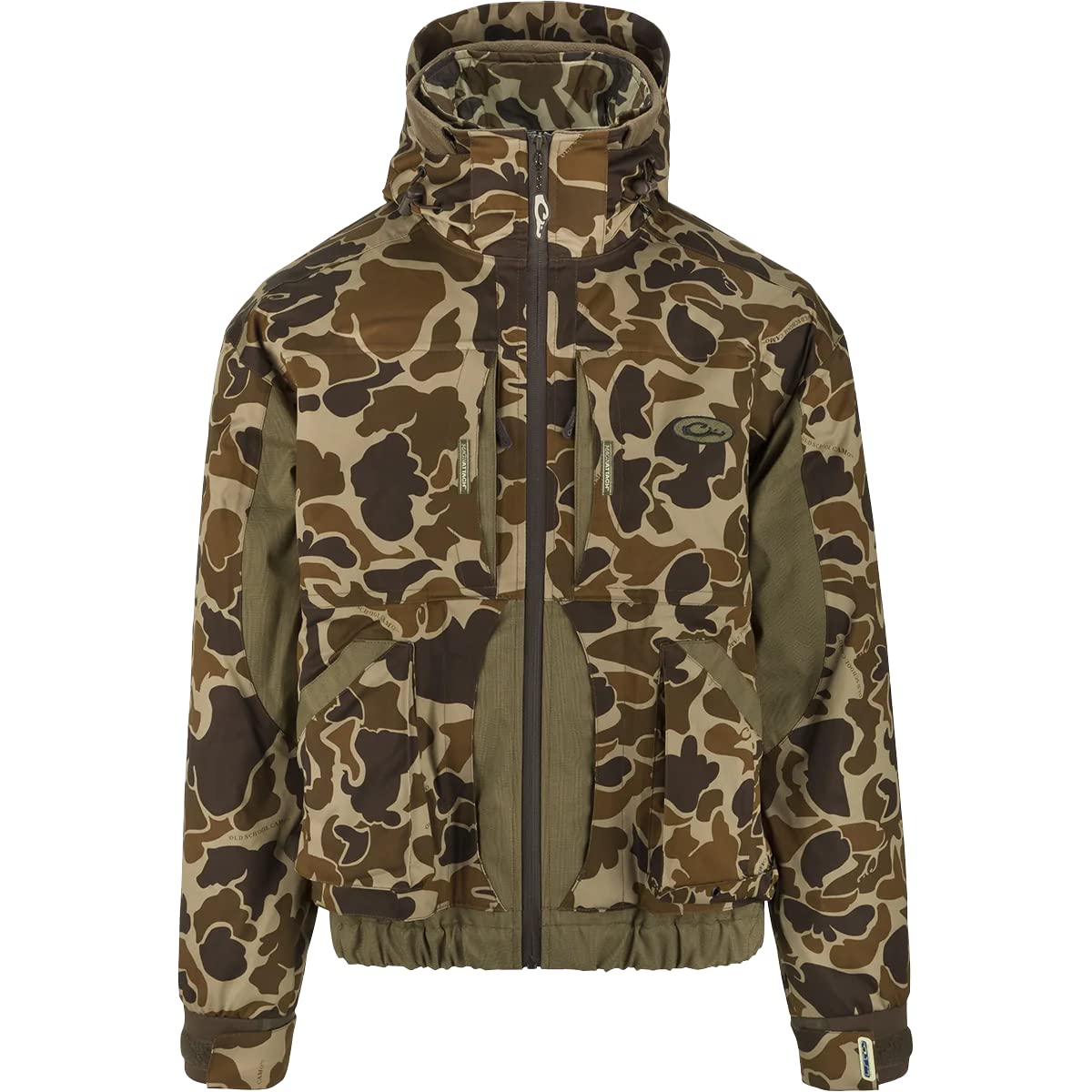 Drake Waterfowl Men's Windproof Waterproof Hunting Jacket - Lightweight Insulated Outdoor Coat for Cold Weather Hunting & Fishing