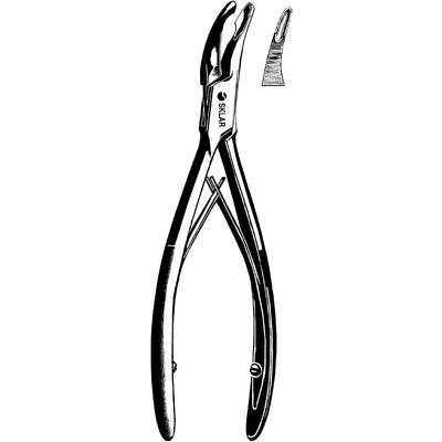 Cleveland Rongeur 5 1/2 Inch Surgical Bone Cutting Forceps - Precision Orthopedic Instrument for Medical Procedures (Model 40-3200) - Ideal for Spinal Surgery, Veterinary Use & Medical Training