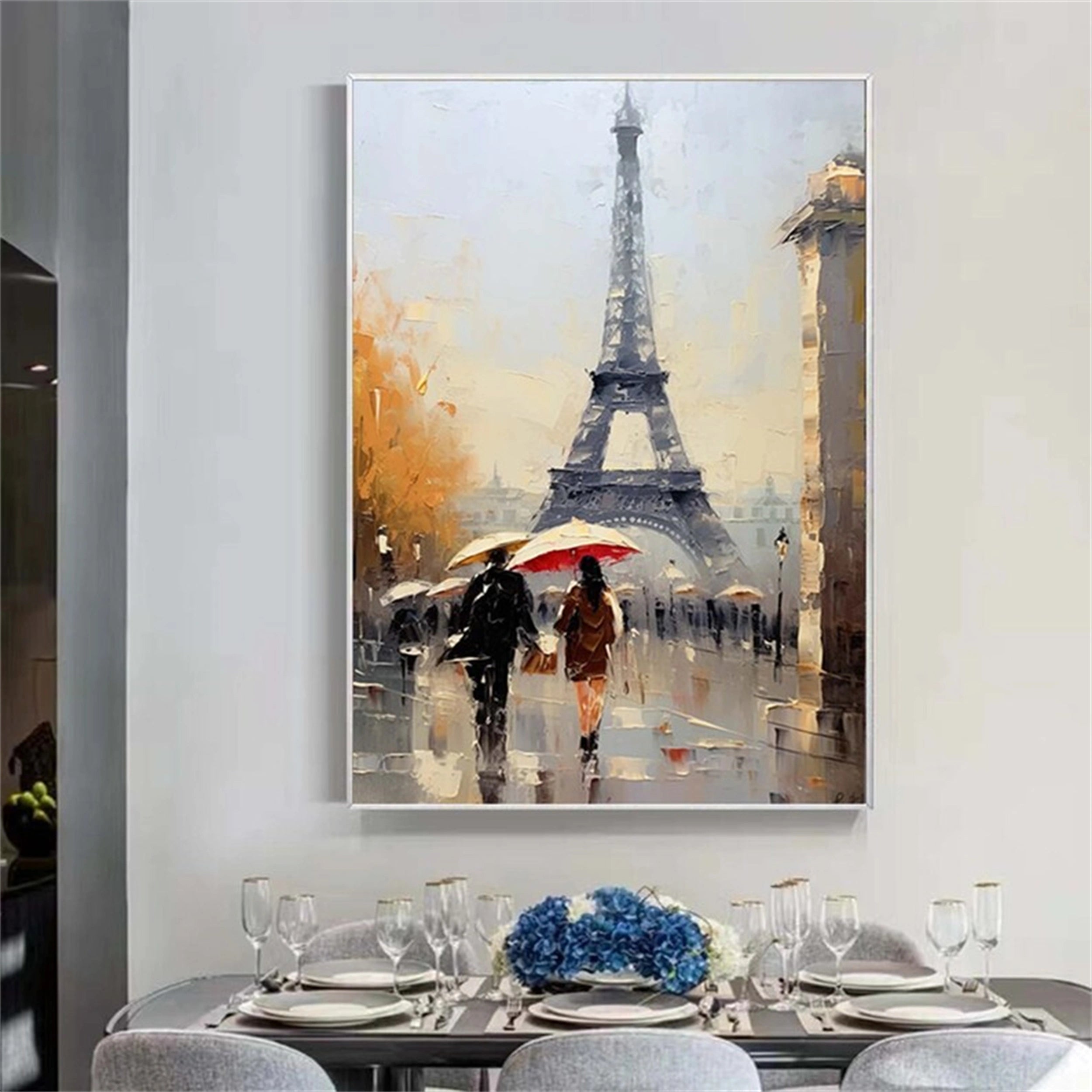 Urban Landscape Painting #UL 026 - Modern Wall Art for Home & Office Decor - Perfect for Living Room, Bedroom or Workspace