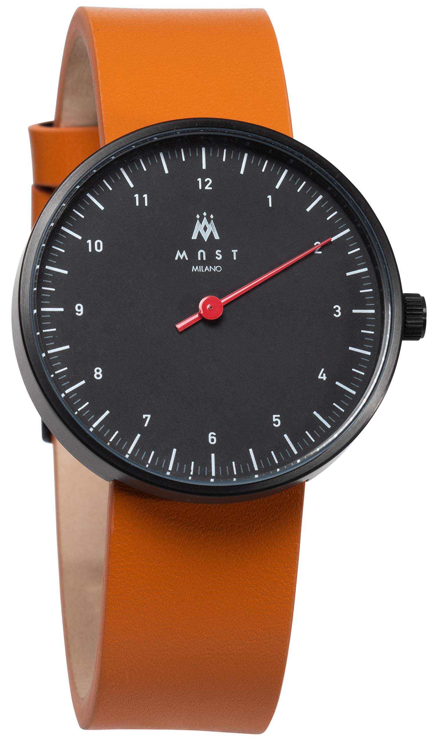 MAST MILANO Ultra Slim Single-Hand Minimalist Watch for Men - Stylish & Lightweight Dress Watch for Business, Casual & Formal Occasions