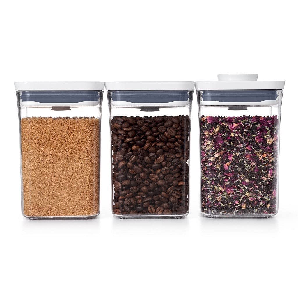 OXO Good Grips 5-Piece Airtight Food Storage Container Set - BPA-Free Kitchen Organization for Flour, Sugar & Dry Goods - Perfect for Pantry, Baking & Meal Prep
