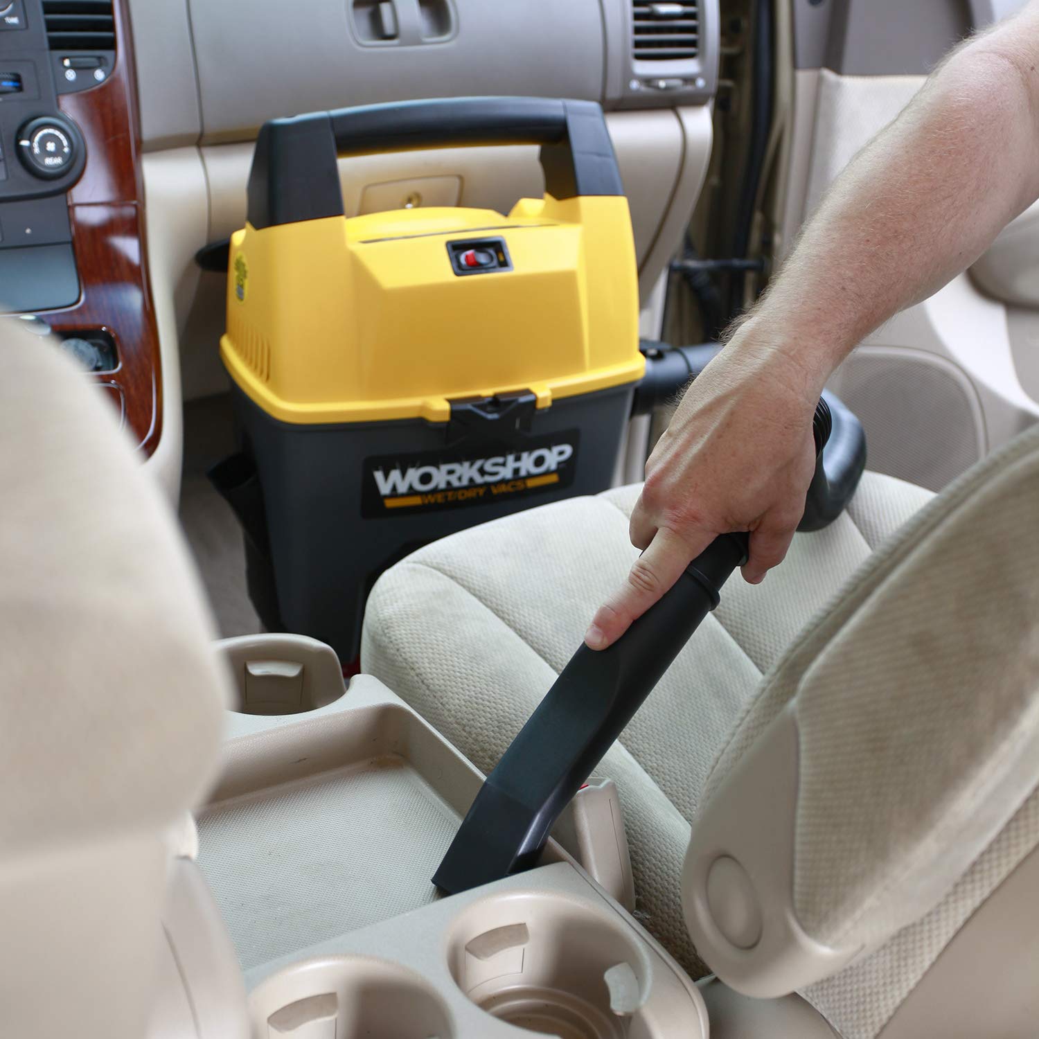 WORKSHOP Wet/Dry Vacuum Accessories WS17803A Car Nozzle Attachment - Compatible with 1-7/8-inch Extension Wands & Hoses for Wet/Dry Vacuums - Perfect for Car Detailing, Workshop Cleaning & Home Maintenance