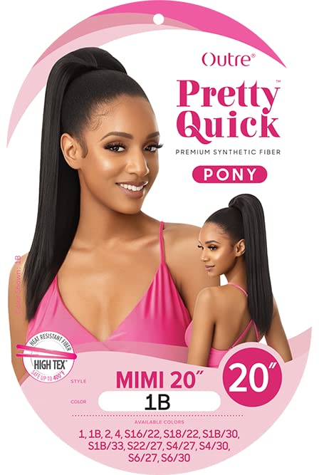 Outre Pretty Quick Pony Heat Resistant Synthetic Hair Extensions - 20