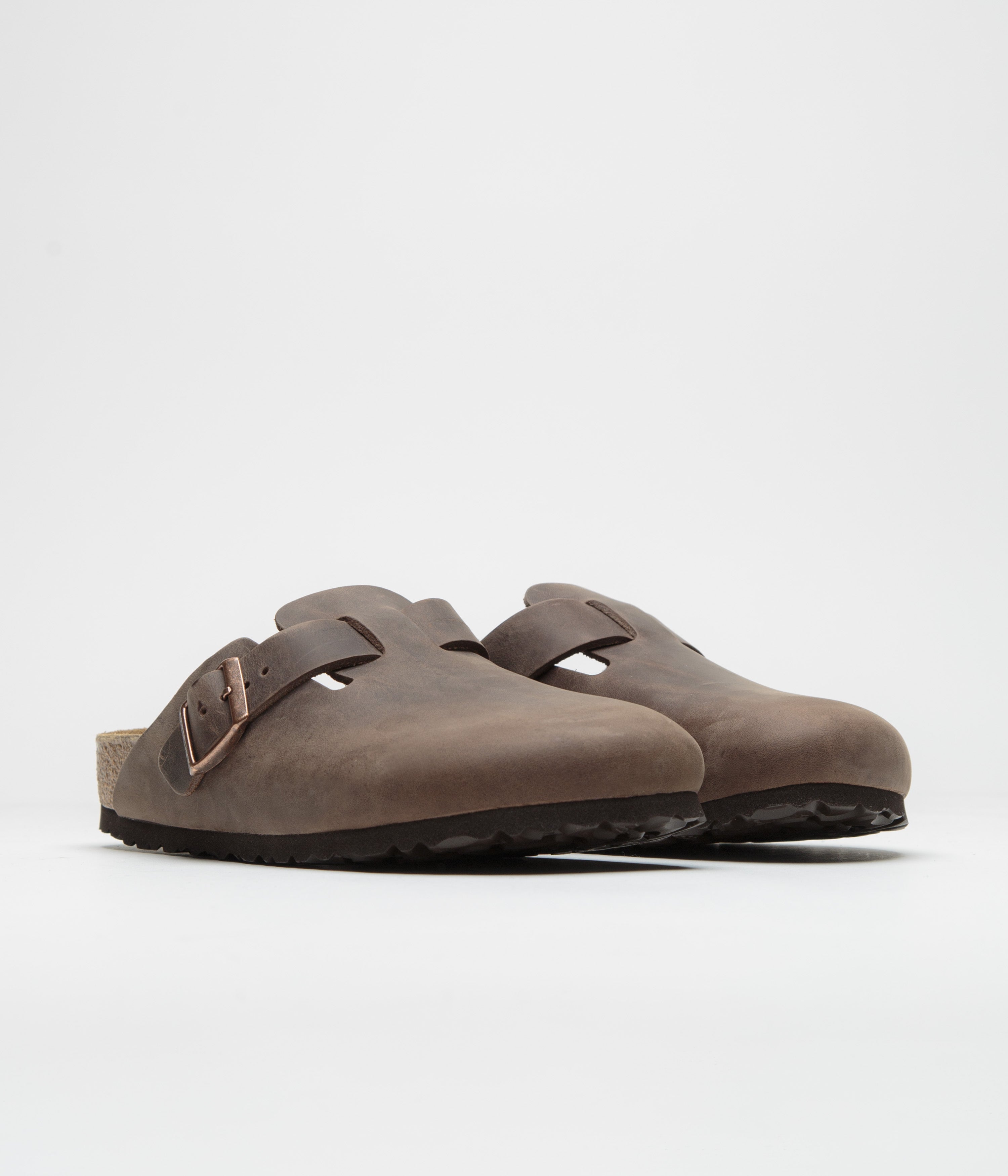 Birkenstock Boston Narrow Sandals in Habana - Comfortable Cork Footbed Clogs for Men & Women - Perfect for Home, Office and Casual Outings