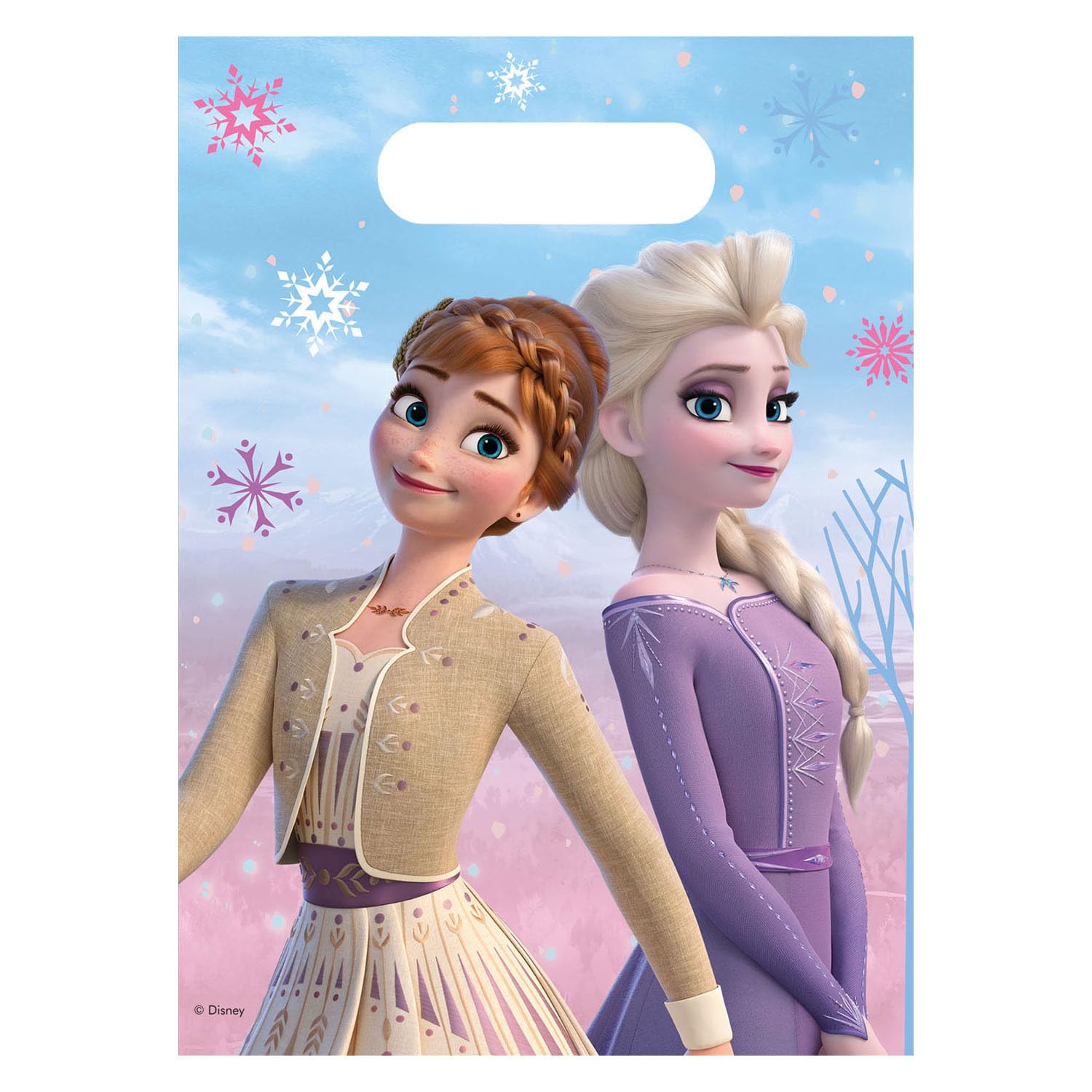 Disney Frozen II Candy Gift Bags - 6 Pack for Party Favors & Gifts