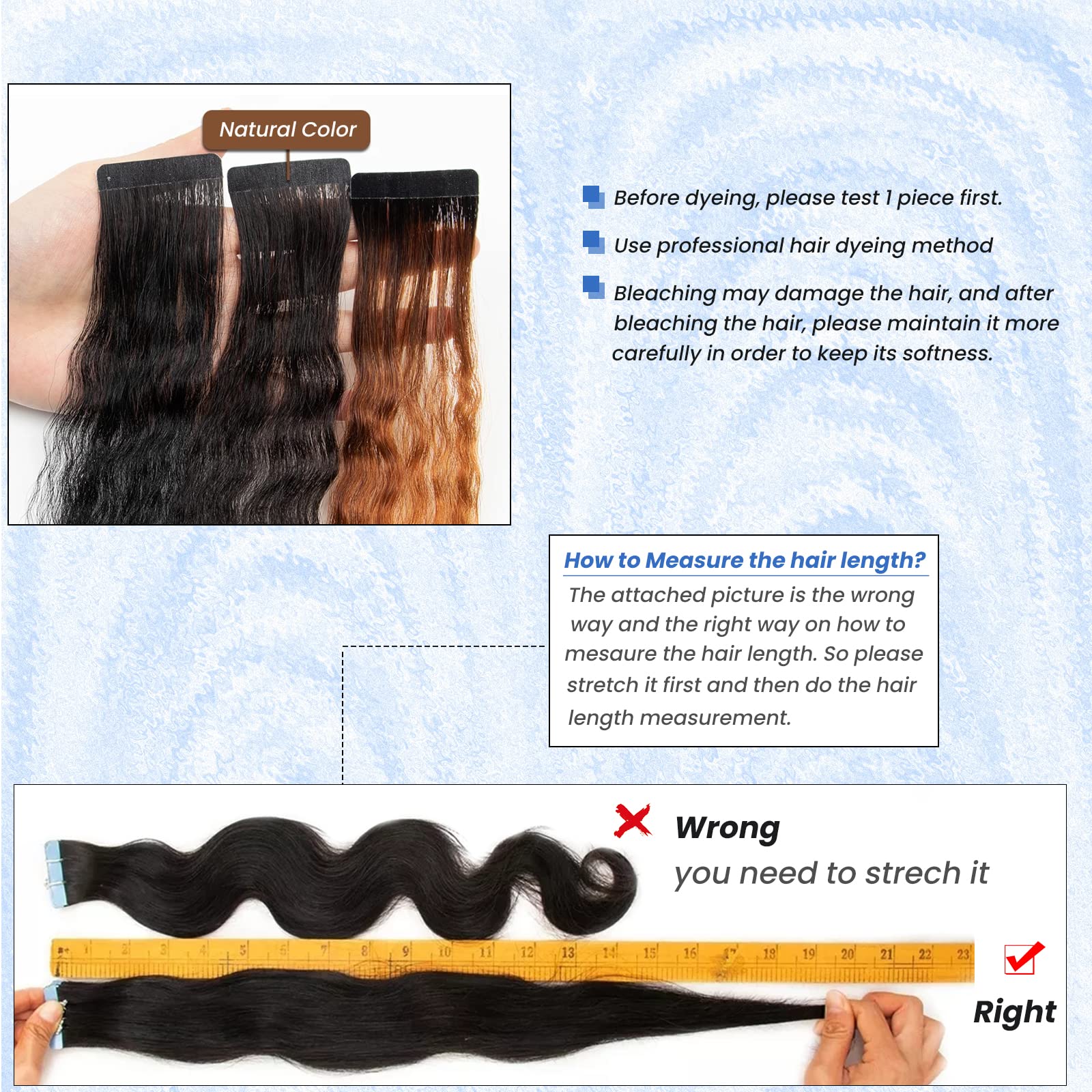 Brazilian Virgin Tape in Hair Extensions 20 Inch - 40 Pieces 100G Double Sided Human Hair for Black Women (#1B Natural Black) | Kinky Straight Tape Ins for Styling, Volume & Length | Perfect for Daily Wear, Special Occasions & Protective Hairstyles