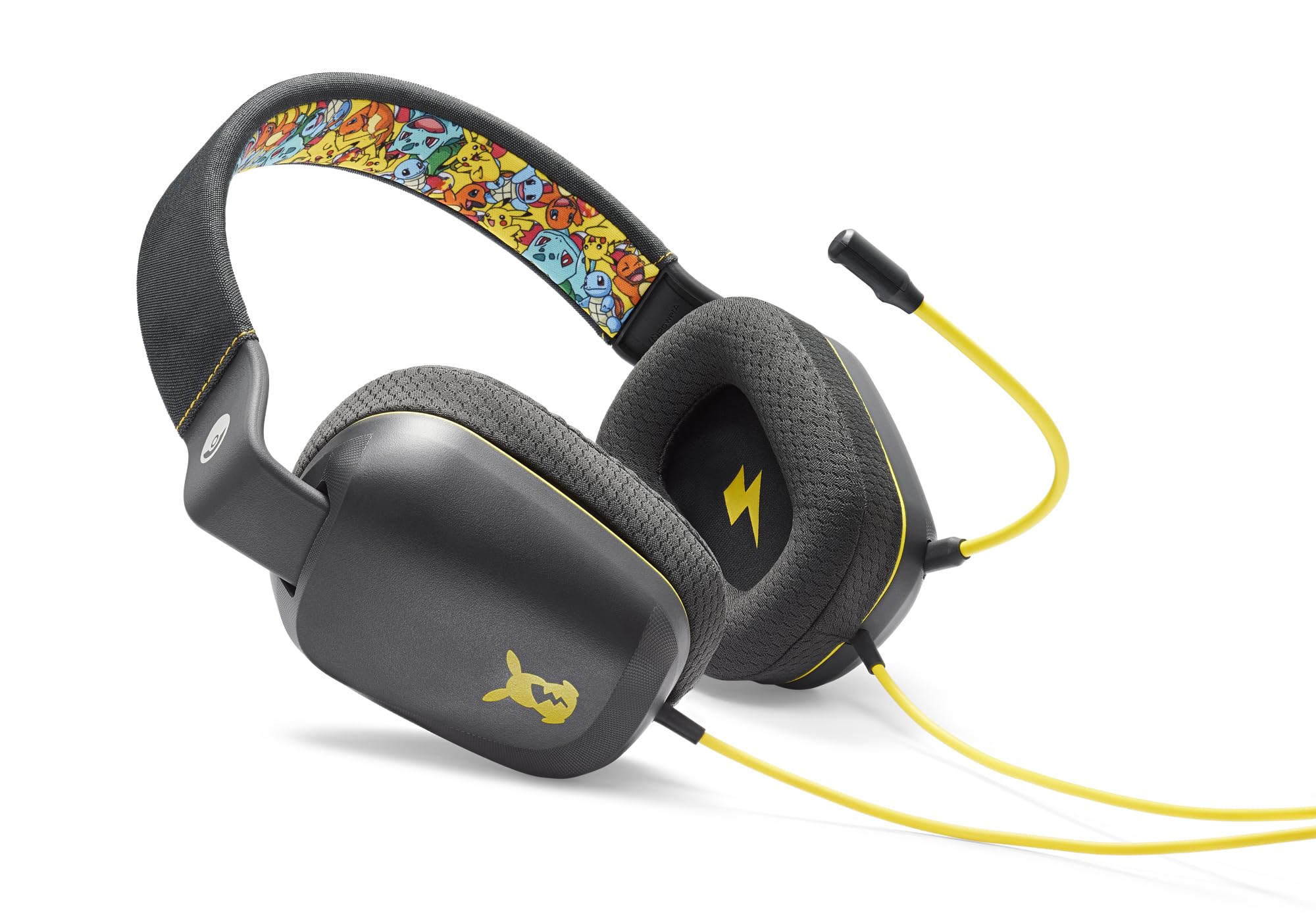 PowerA Wired Stereo Gaming Headset for Nintendo Switch - Officially Licensed Pokémon: Kanto Friends Design, 3.5mm Audio Jack, Comfortable Over-Ear Headphones - Perfect for Switch Gaming, Online Play & Travel