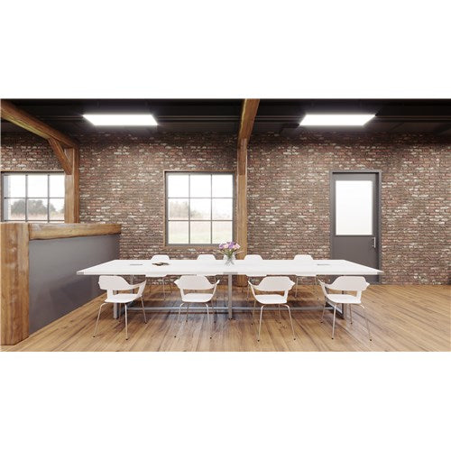 Safco Bandi Polypropylene Shell Stack Chair - Set of 2, Durable & Lightweight for Office, Classroom, or Event Seating