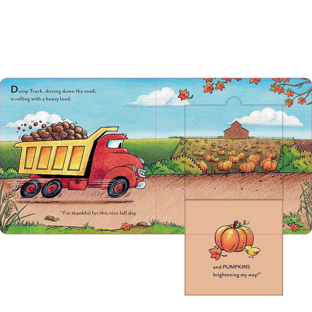Construction Site: A Thankful Night - Thanksgiving Lift-the-Flap Children's Book | Perfect for Holiday Storytime & Family Reading